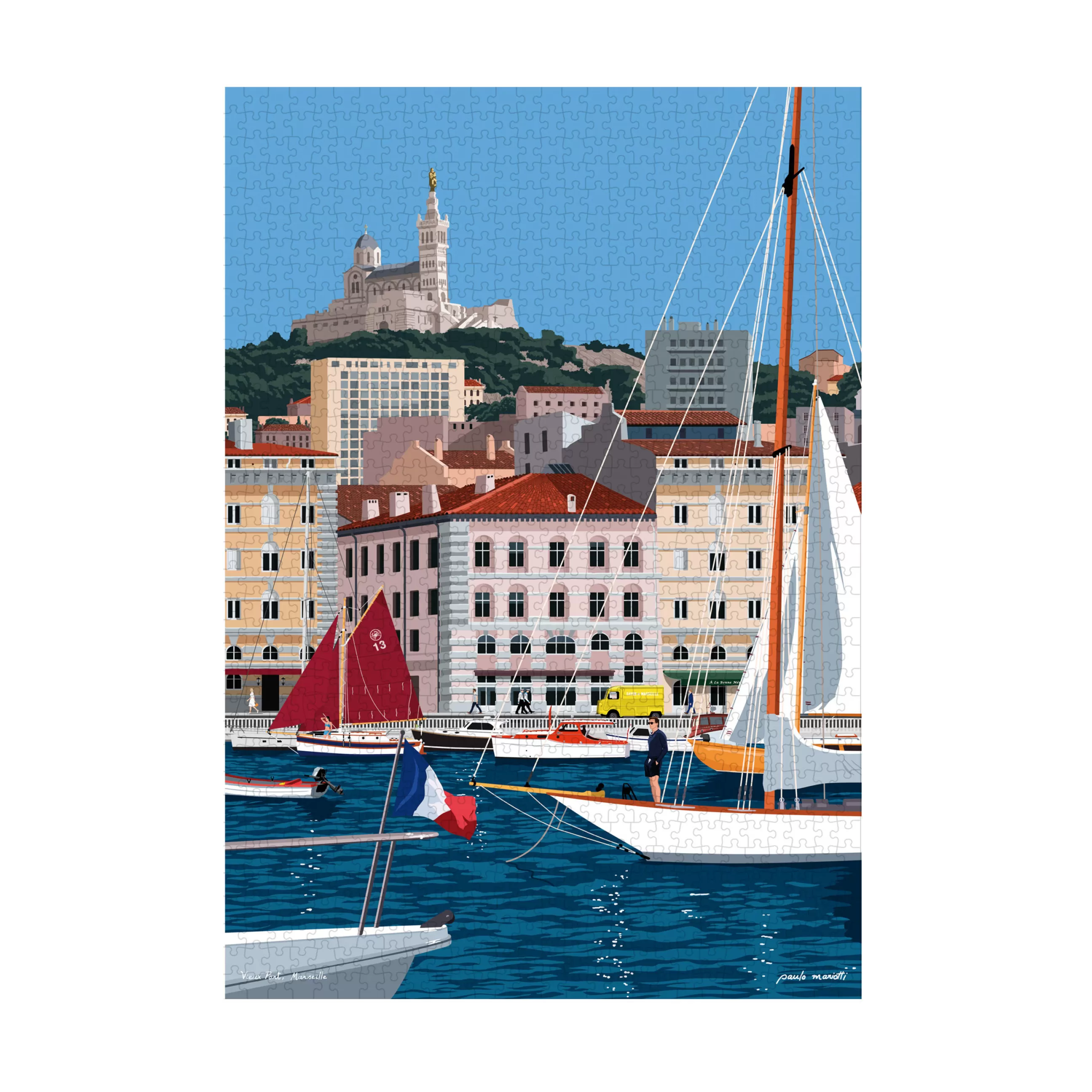 Jeux Et Loisirs>Image Republic Puzzle Paulo Mariotti - Papier / 68 X 49 Cm - 1000 Pieces - Multicolore