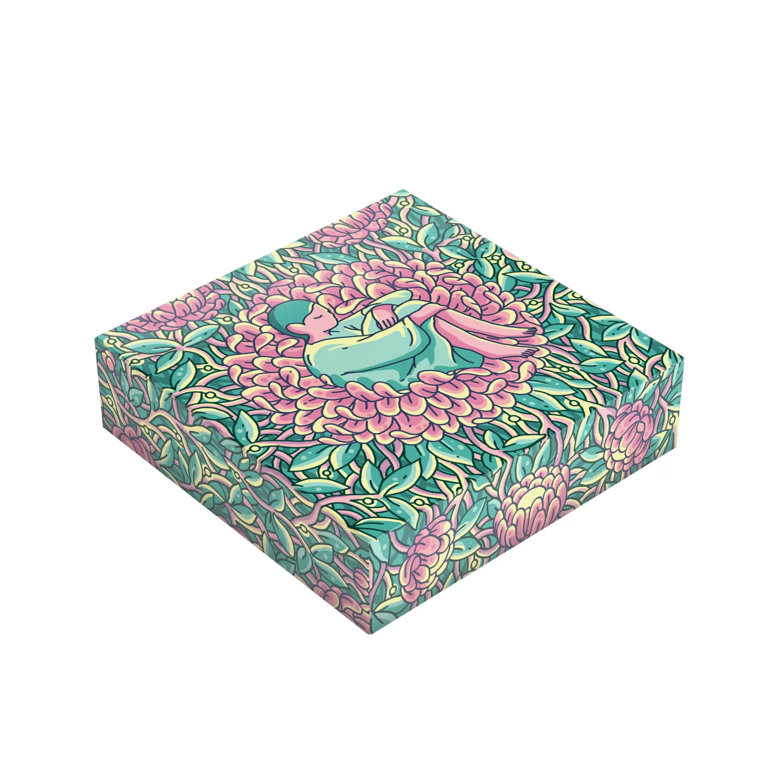 Jeux Et Loisirs>SULO Puzzle Resting Par Par Evan M. Cohen Papier Rose / 1000 Pieces - 49X68 Cm / Edition Limitee - Rose - Vert