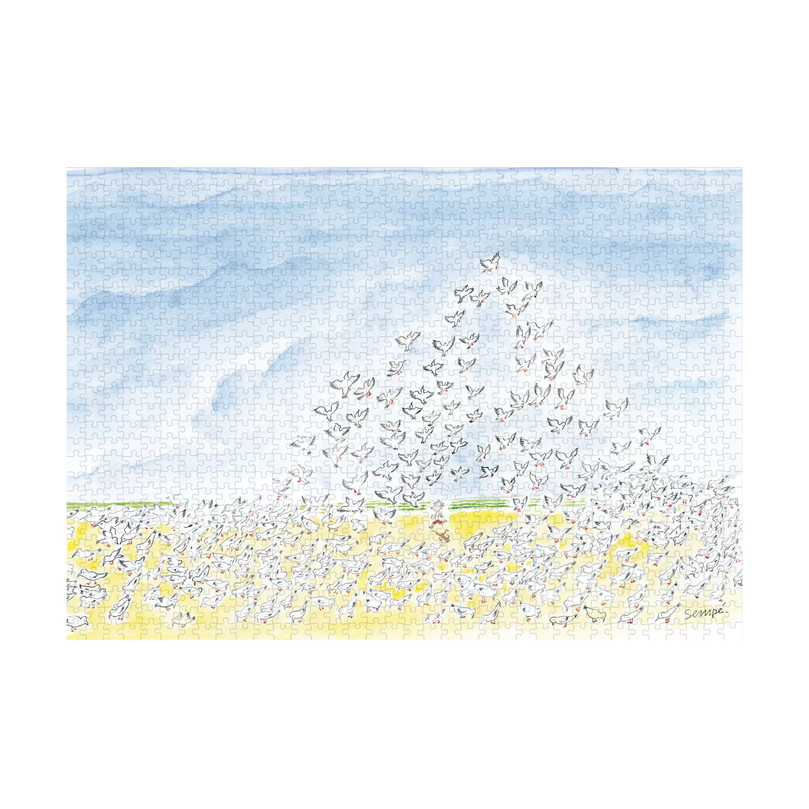 Jeux Et Loisirs>Image Republic Puzzle Sempe - Papier / 68 X 49 Cm - 1000 Pieces - Multicolore