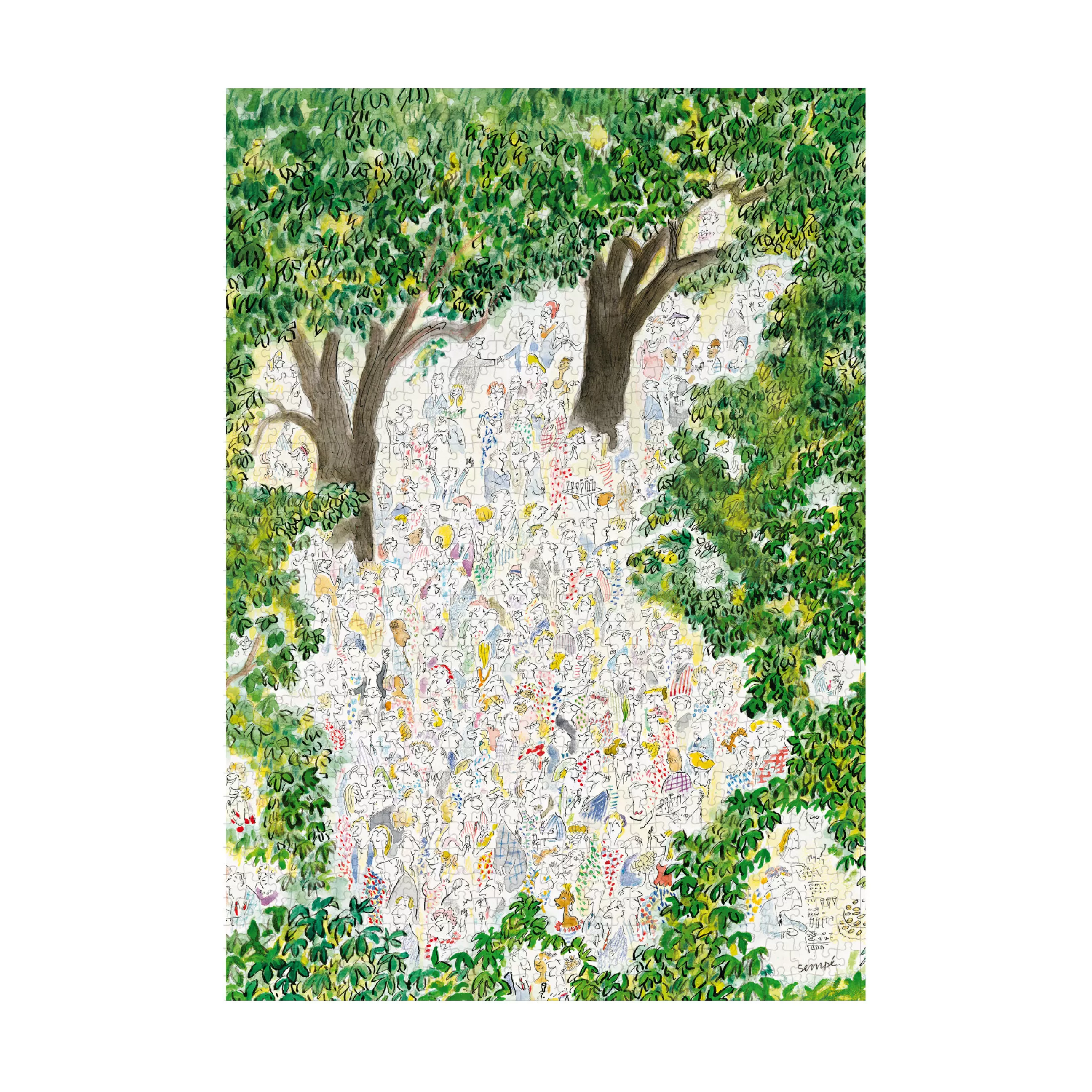 Jeux Et Loisirs>Image Republic Puzzle Sempe - Papier / 68 X 49 Cm - 1000 Pieces - Multicolore