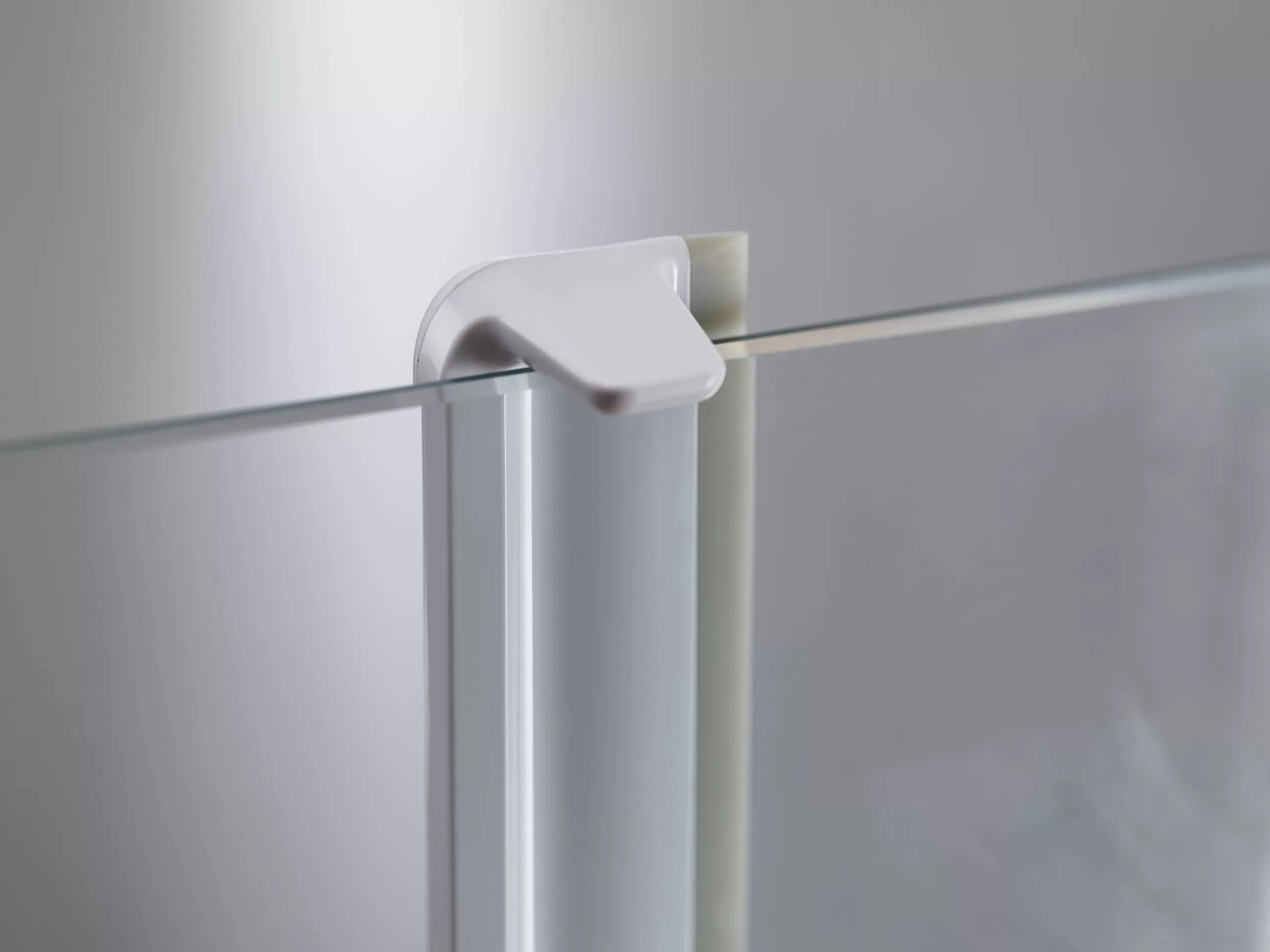 Accessoires Salle De Bains>Joseph Joseph Raclette De Douche Easystore Plastique Blanc / Compacte - Gris Clair