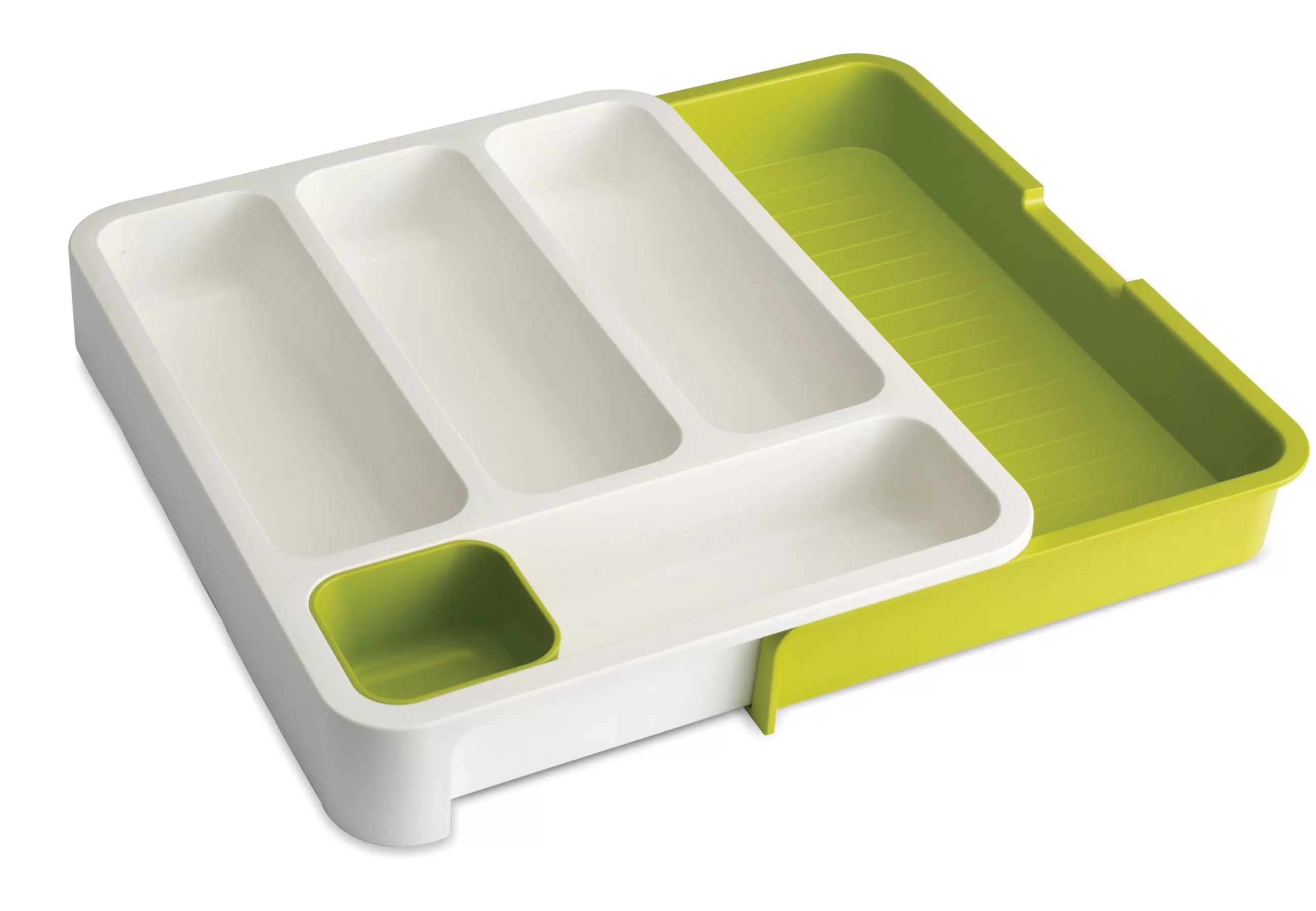 Nettoyage Et Rangement>Joseph Joseph Range-Couverts Drawerstore Plastique Vert / Extensible - Blanc - Vert