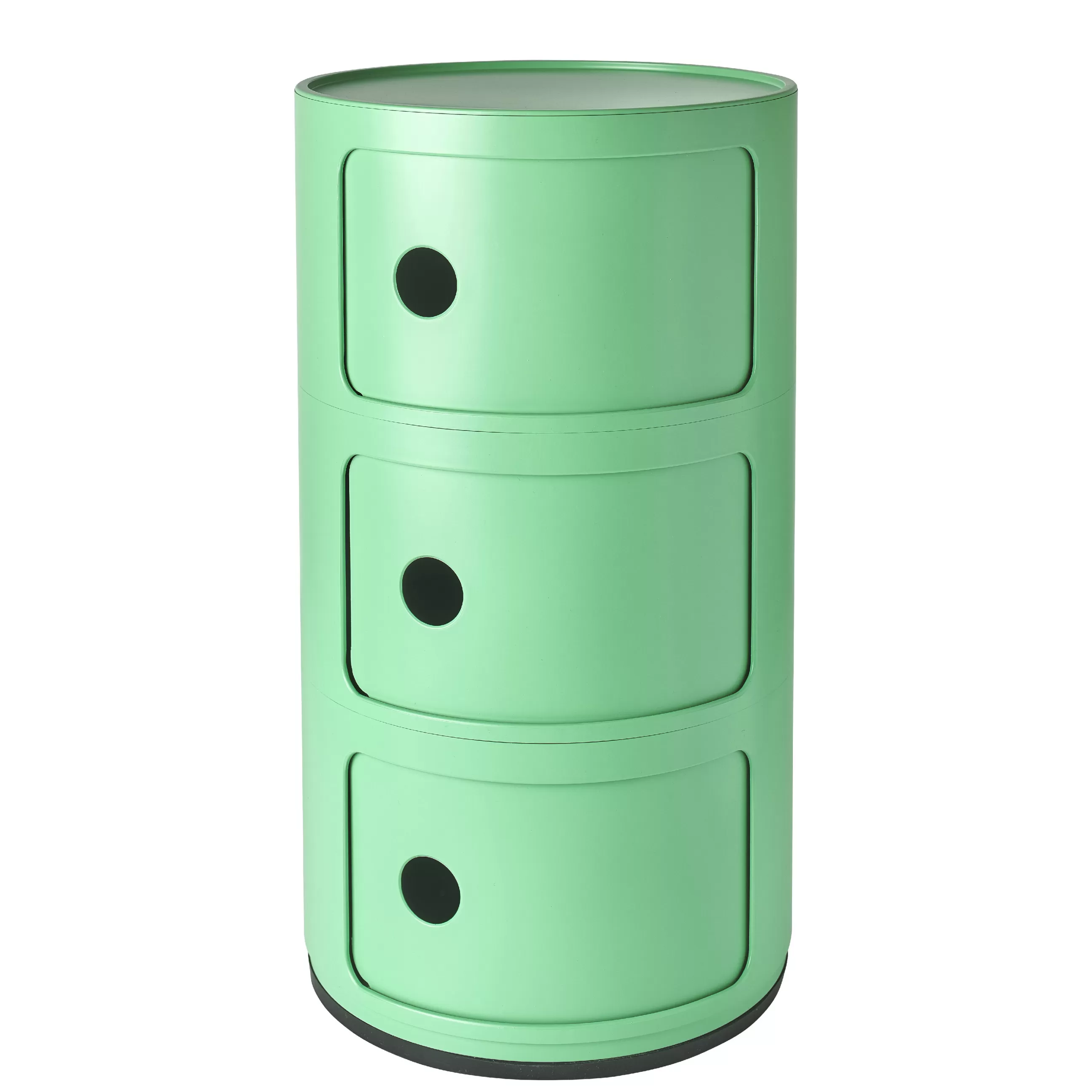 Terrasses Et Balcons>Kartell Rangement Componibili Plastique Vert / Mat - 3 Tiroirs - H 58 Cm / Recycle - Exclusivite En Edition Limitee - Vert Mat