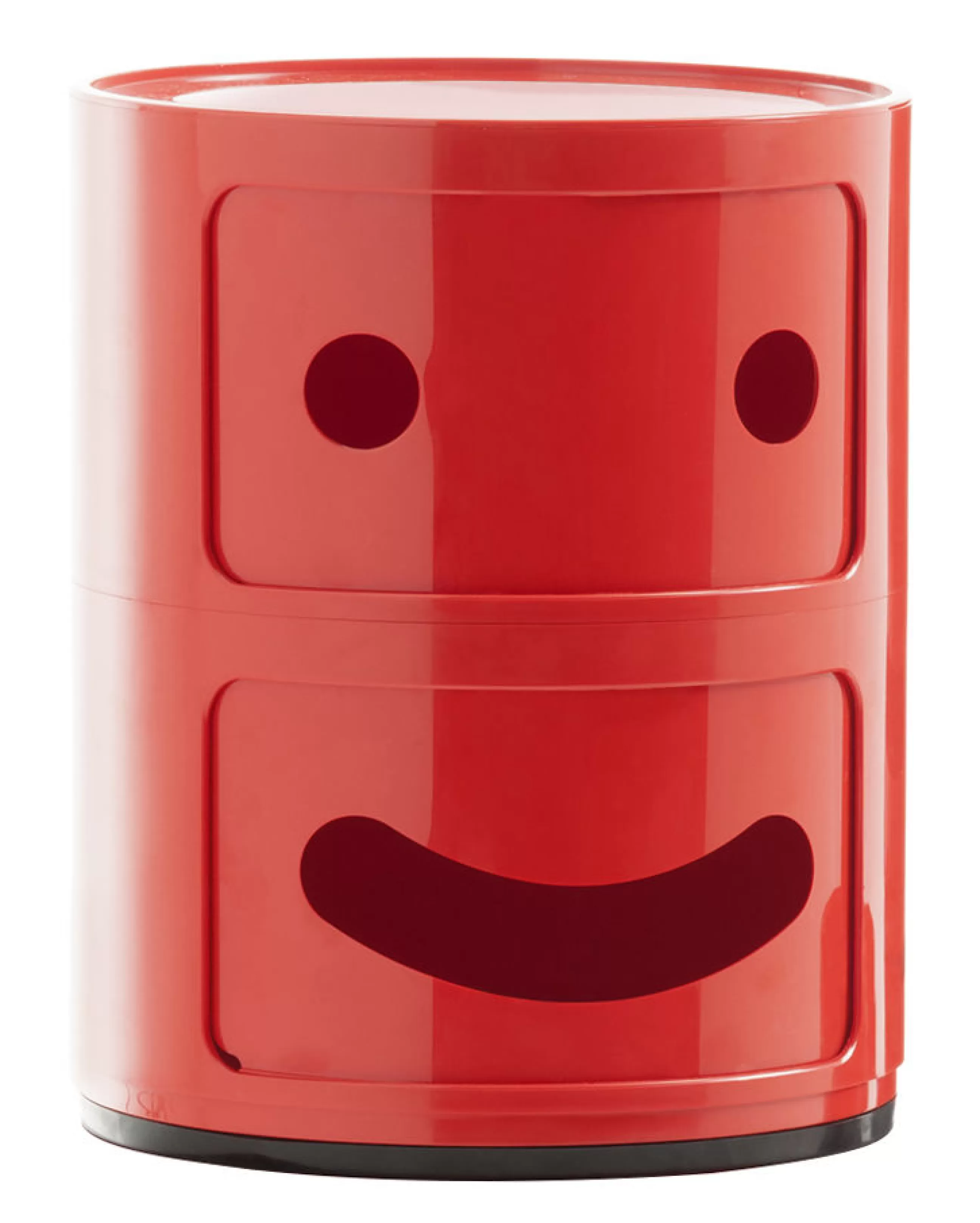 Meubles De Rangement>Kartell Rangement Componibili Smile N°1 Plastique / 2 Tiroirs - H 40 Cm - Rouge