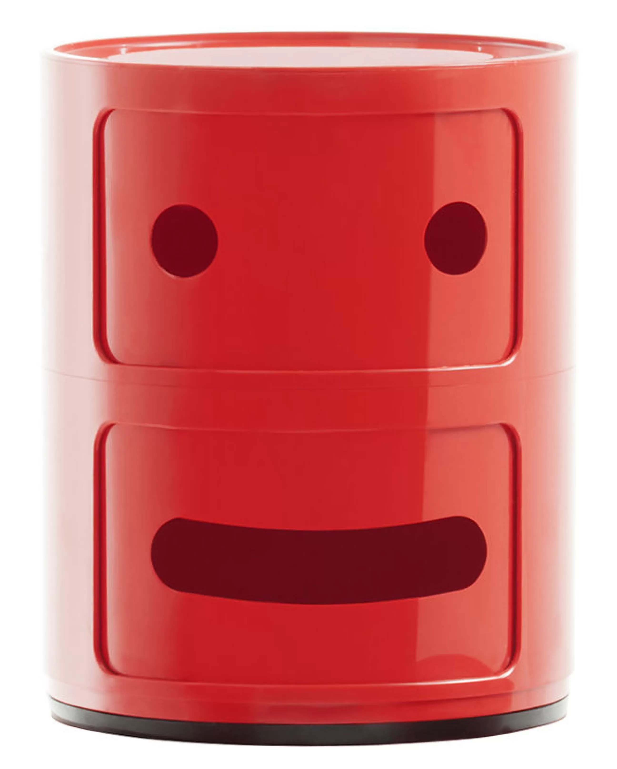 Meubles De Rangement>Kartell Rangement Componibili Smile N°2 Plastique / 2 Tiroirs - H 40 Cm - Rouge