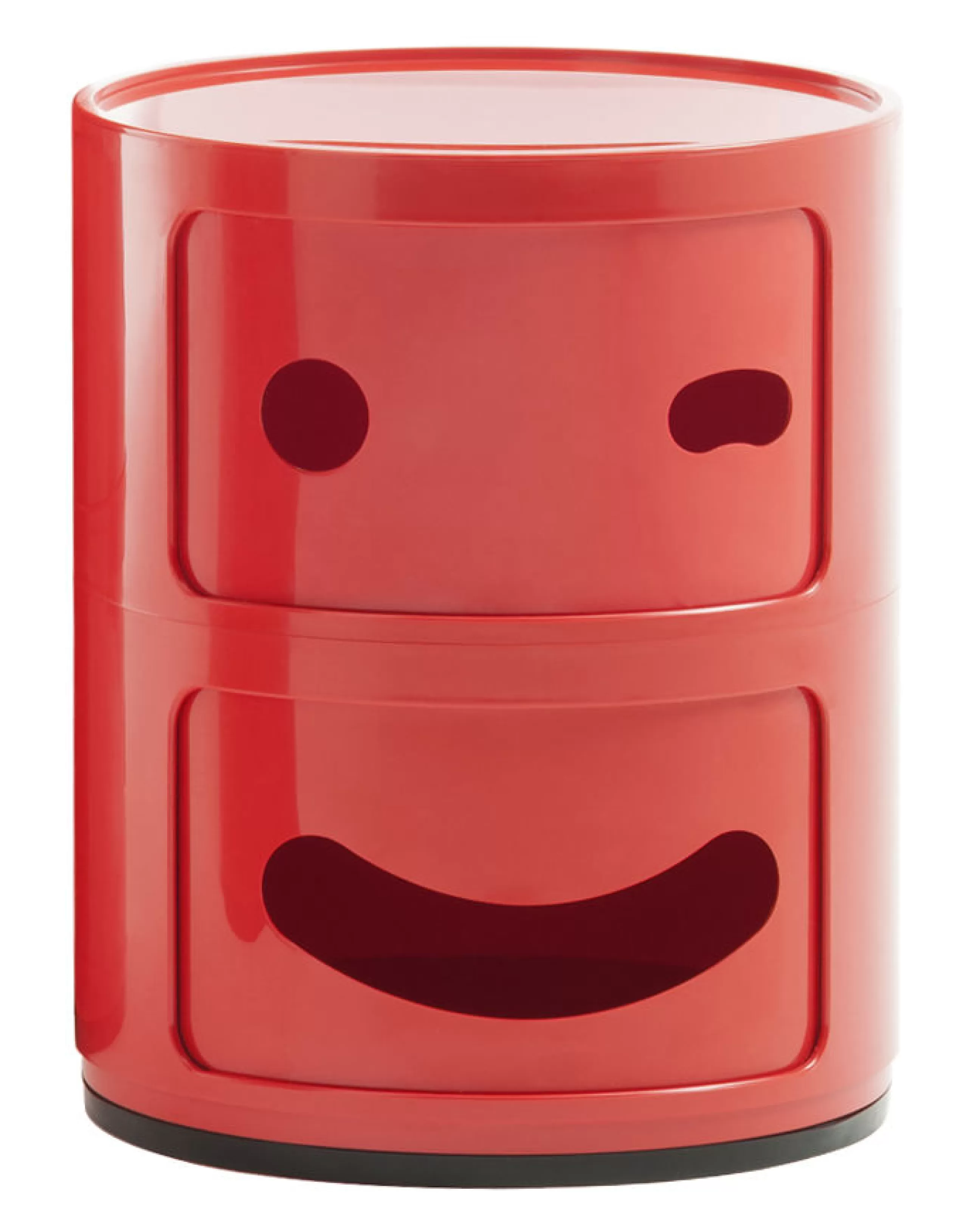 Meubles De Rangement>Kartell Rangement Componibili Smile N°3 Plastique / 2 Tiroirs - H 40 Cm - Rouge