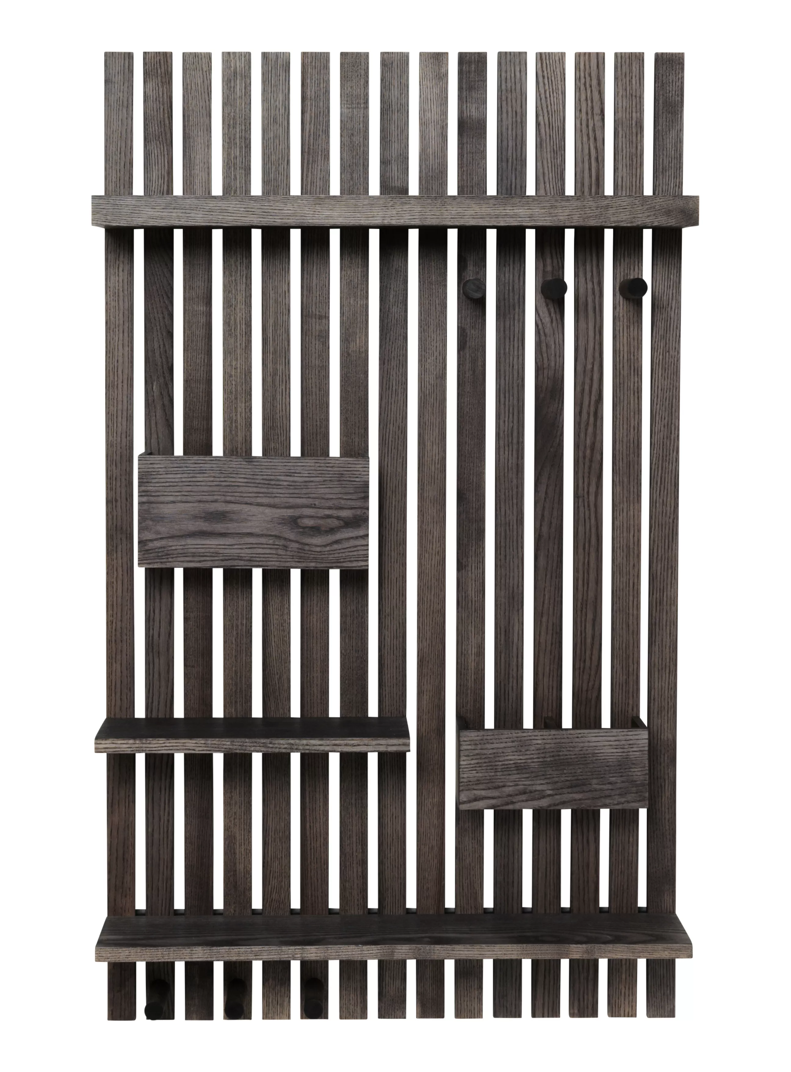 Meubles De Rangement>Ferm Living Rangement Mural Wooden Bois / L 59 X H 99,7 Cm - Frene - Noir