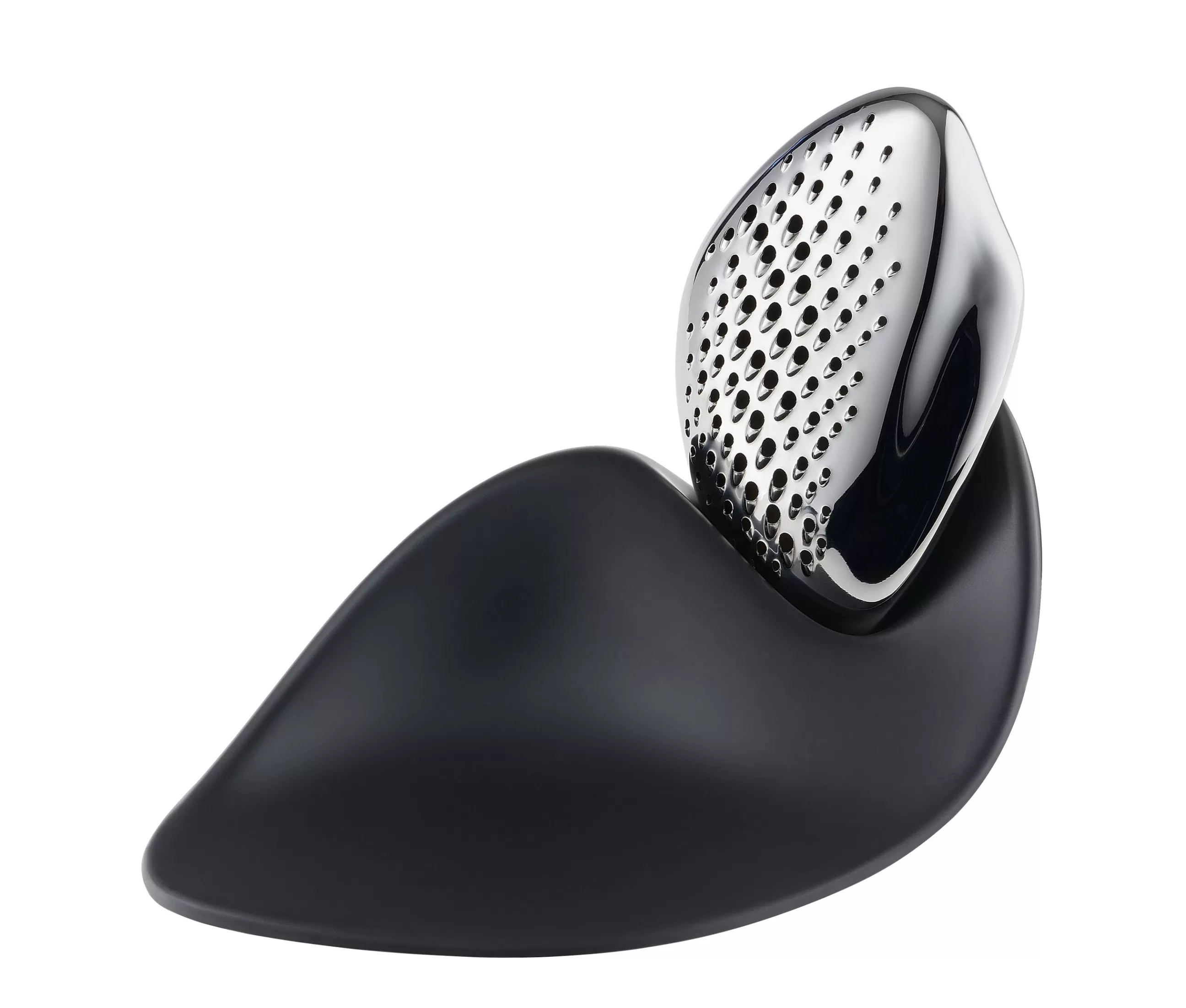 Ustensiles De Cuisines>Alessi Rape A Fromage Forma Plastique Noir Metal / By Zaha Hadid - Acier - Noir