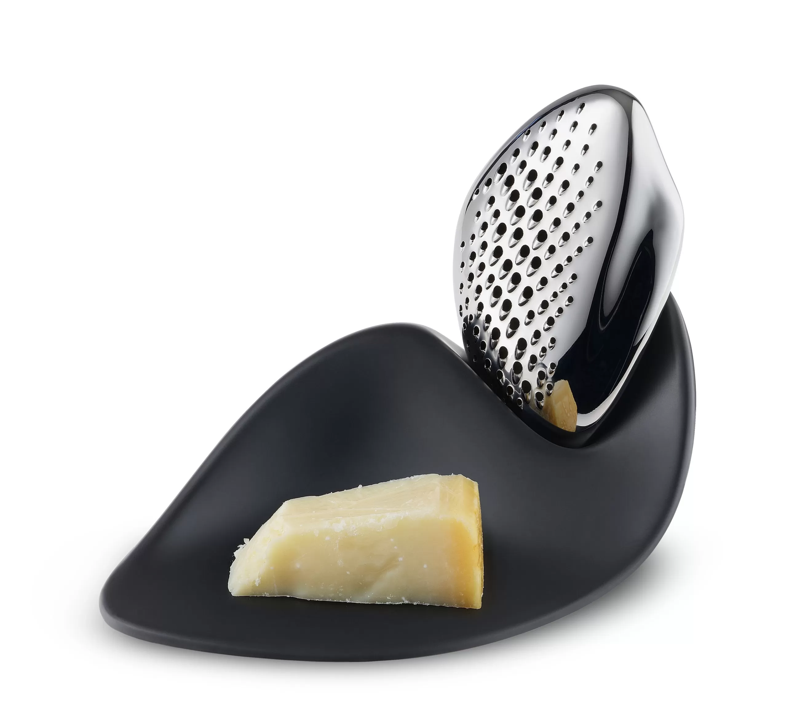 Ustensiles De Cuisines>Alessi Rape A Fromage Forma Plastique Noir Metal / By Zaha Hadid - Acier - Noir