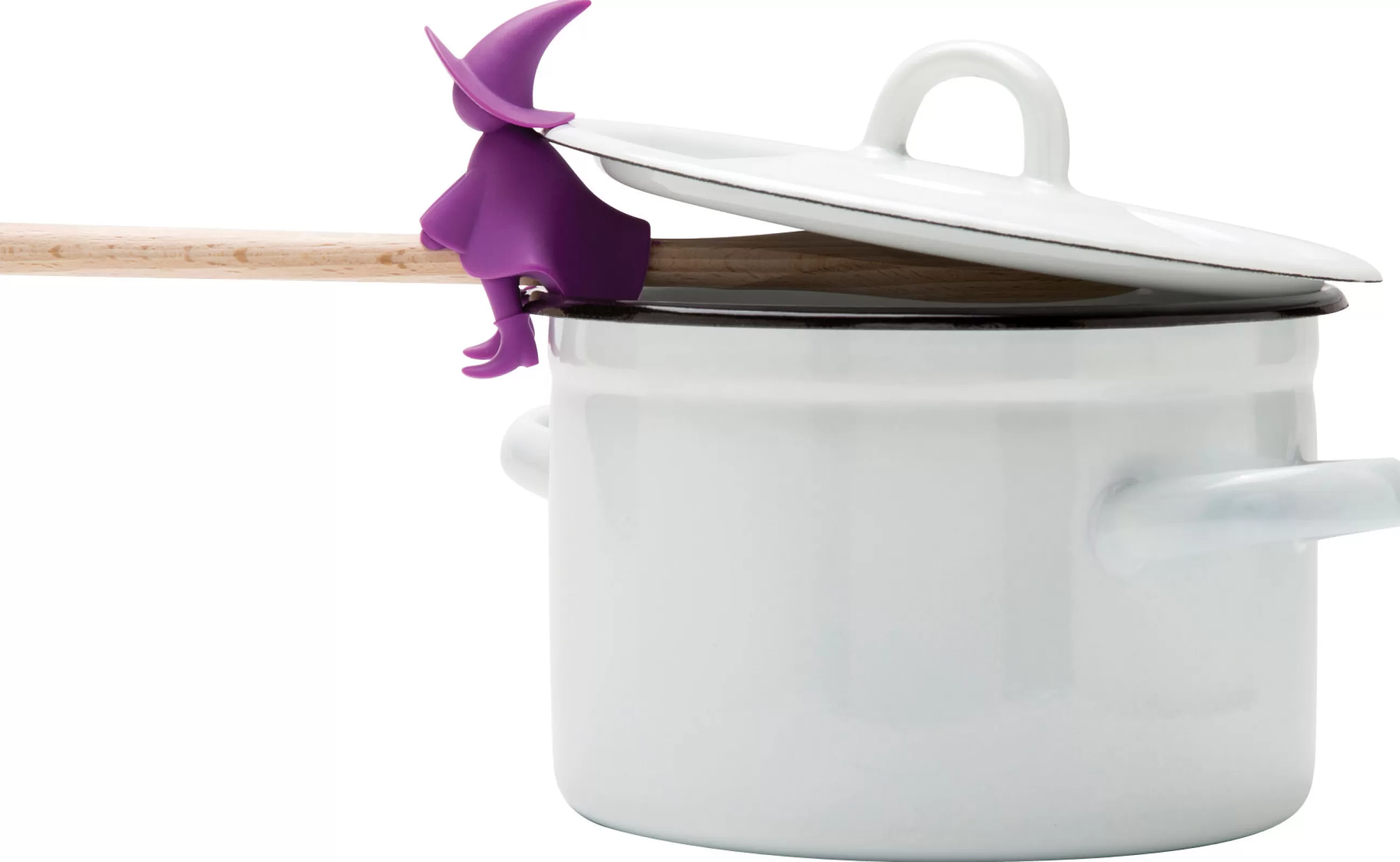 Ustensiles De Cuisines>Pa Design Repose-Cuillere Agatha Plastique/ Echappe Vapeur - Violet