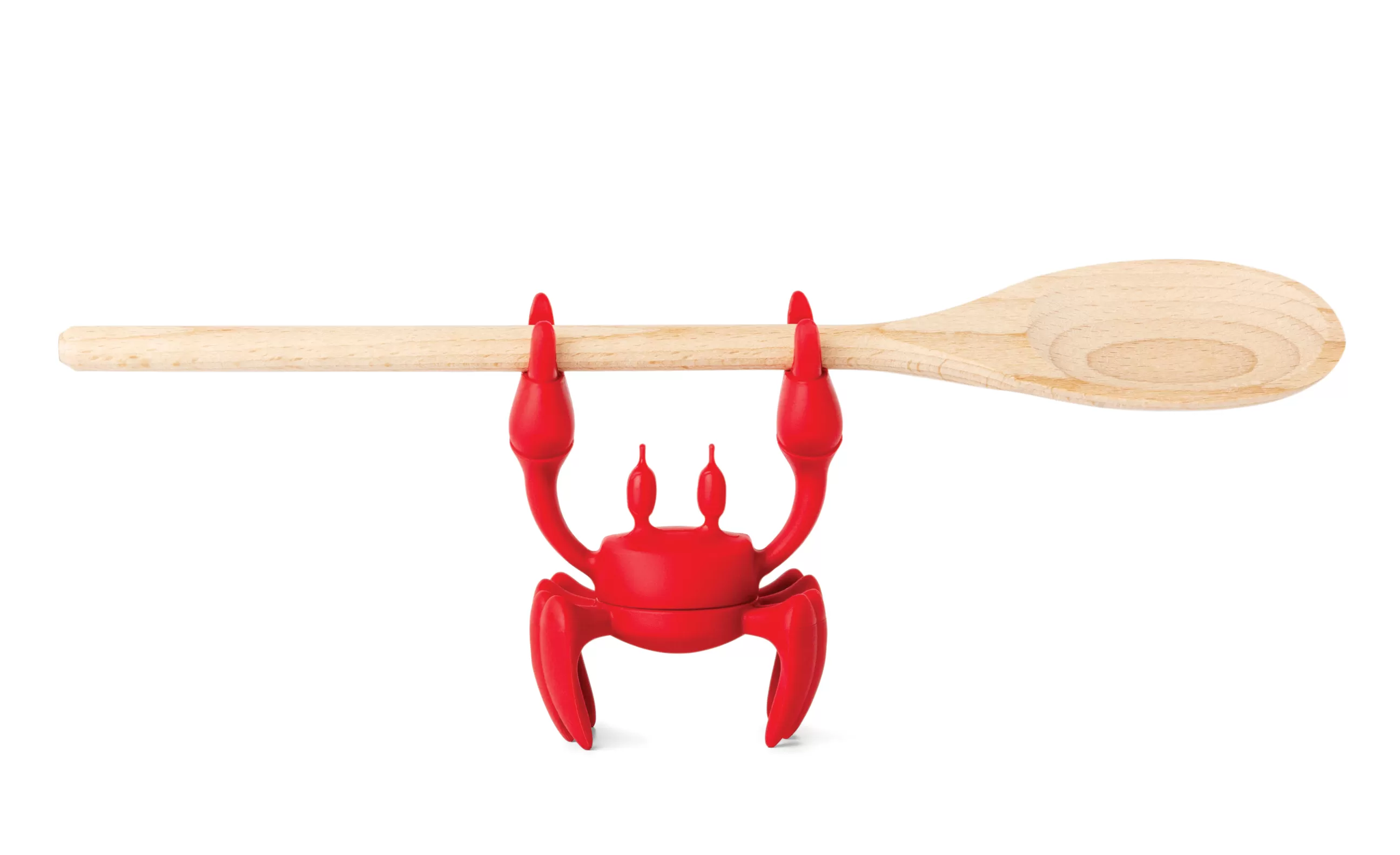 Ustensiles De Cuisines>Pa Design Repose-Cuillere Red Le Crabe Plastique/ Echappe-Vapeur - Rouge