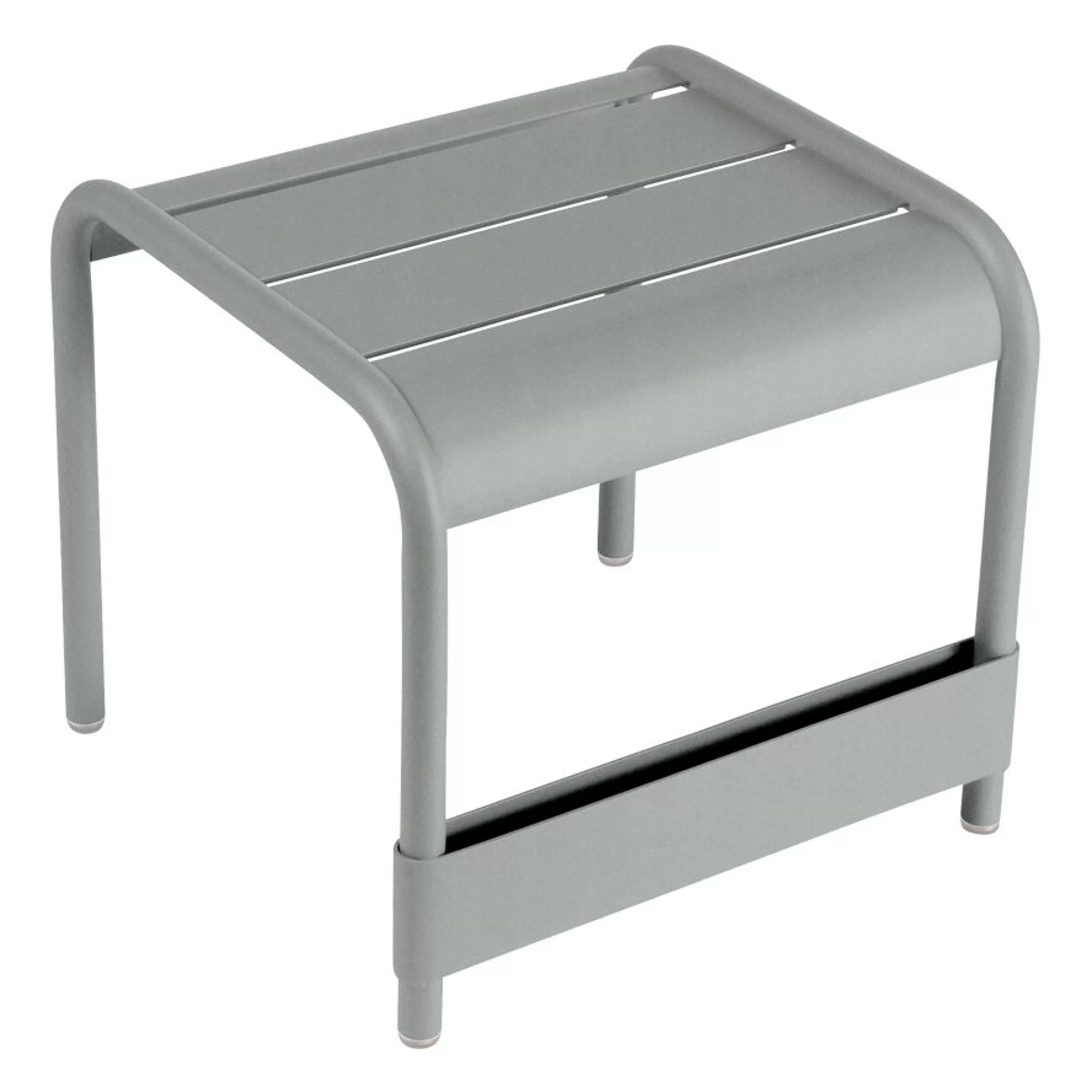 Poufs>Fermob Repose-Pieds Luxembourg Metal Gris / Repose-Pieds - 44 X 42 Cm - Gris Lapilli