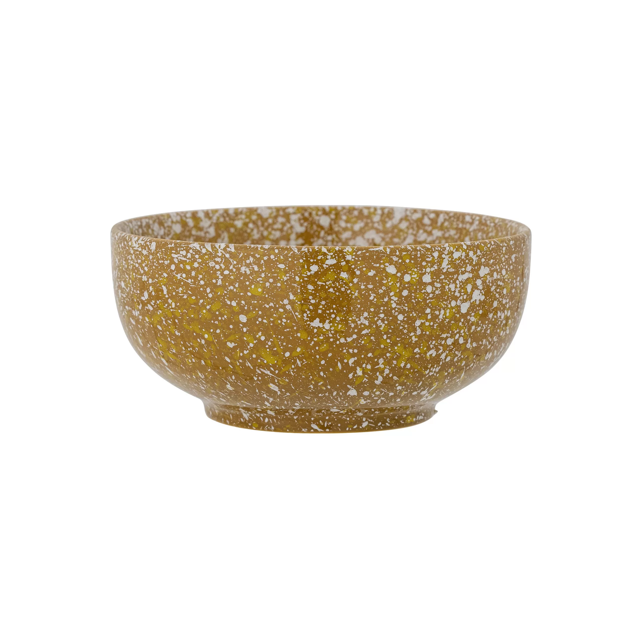 Saladiers Coupes Et Bols>Bloomingville Saladier Carmel Ceramique Jaune Marron / Ceramique - O 21 X H 10 Cm - Brun-Jaune