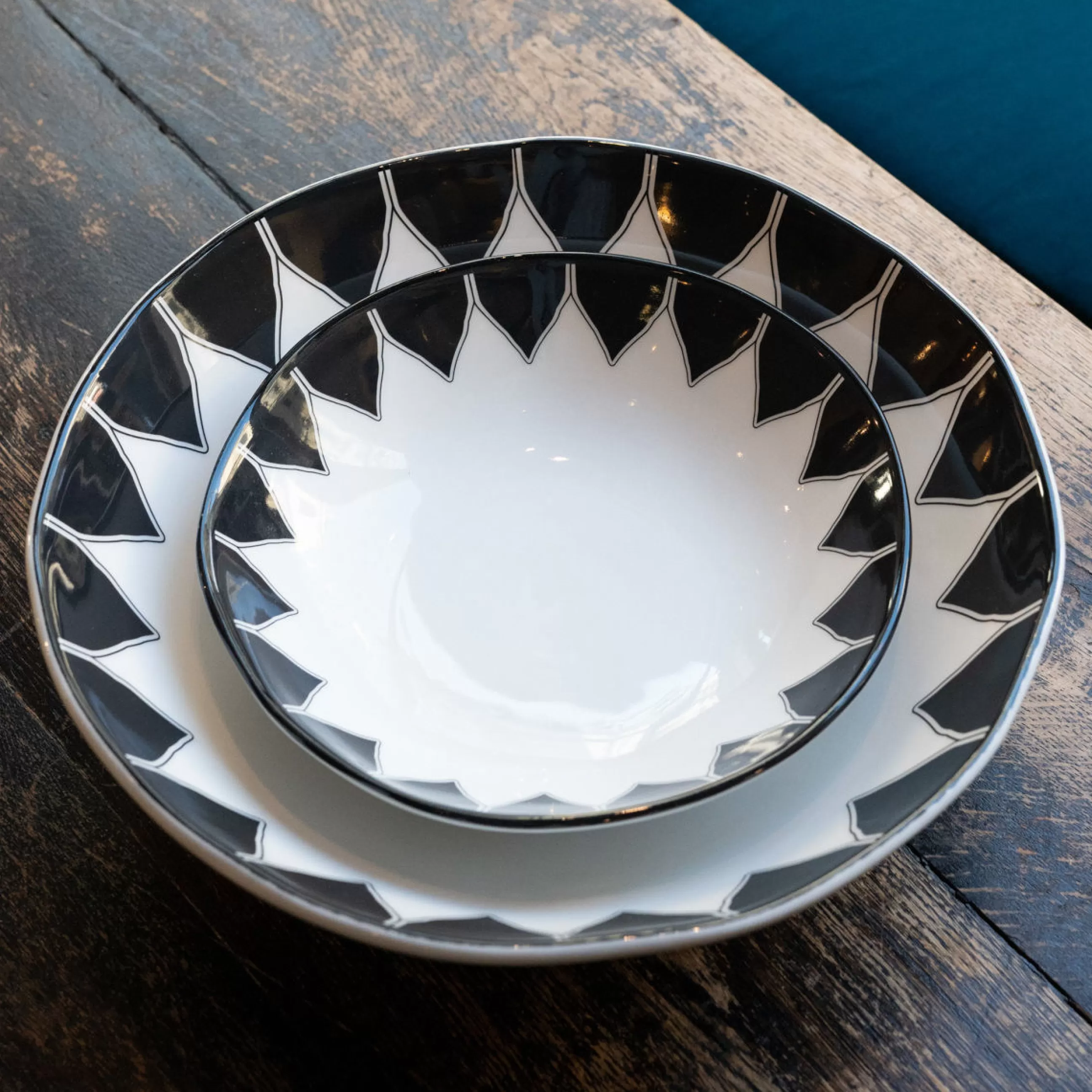 Saladiers Coupes Et Bols>Maison Sarah Lavoine Saladier Daria Ceramique/ O 32 Cm - Ceramique Peinte A La Main - Noir