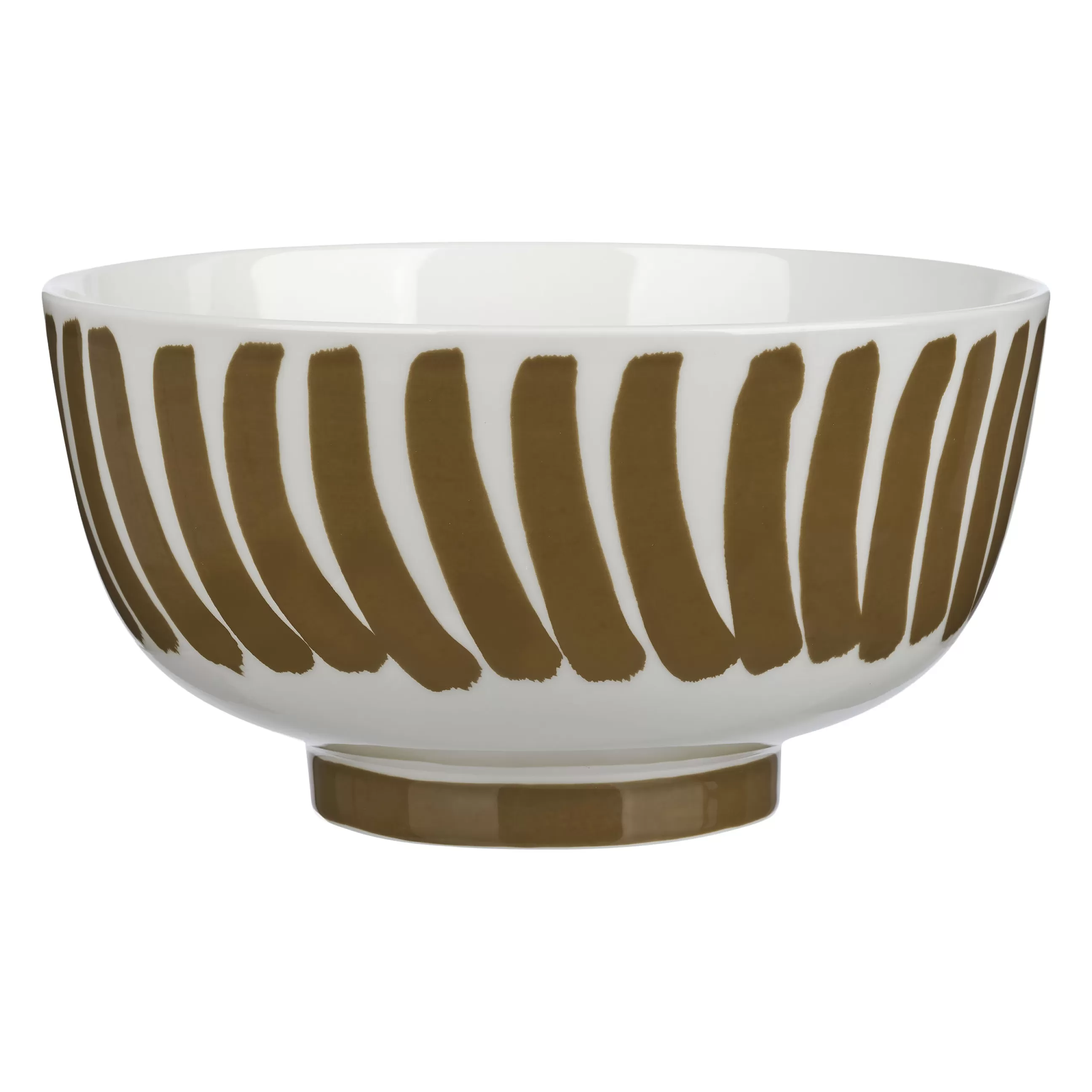 Saladiers Coupes Et Bols>Marimekko Saladier Hyraily Ceramique Noir Beige / O 25 X H 13 Cm - 3L - Noir - Sable