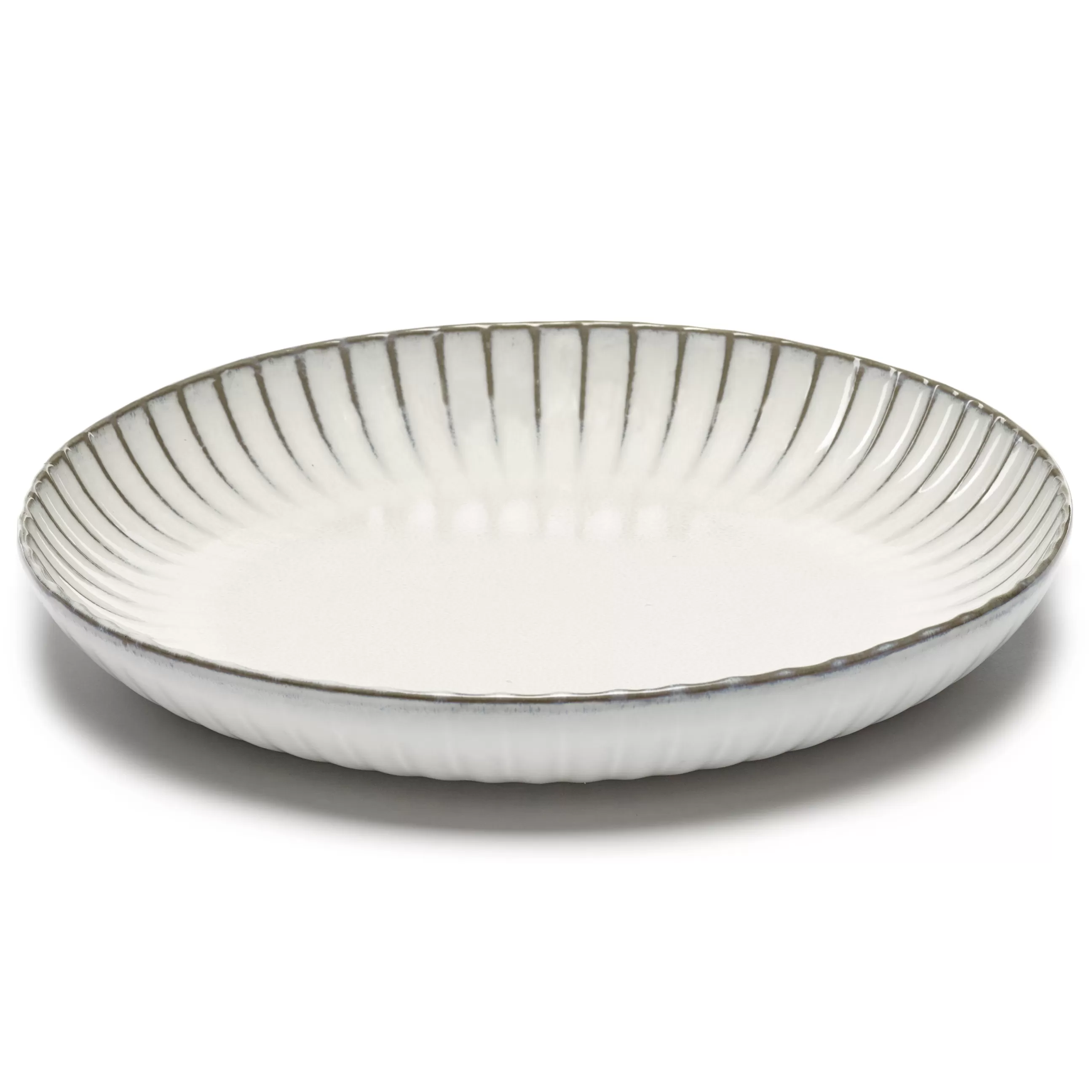 Saladiers Coupes Et Bols>Serax Saladier Inku Ceramique / O 32 X H 5 Cm - Blanc