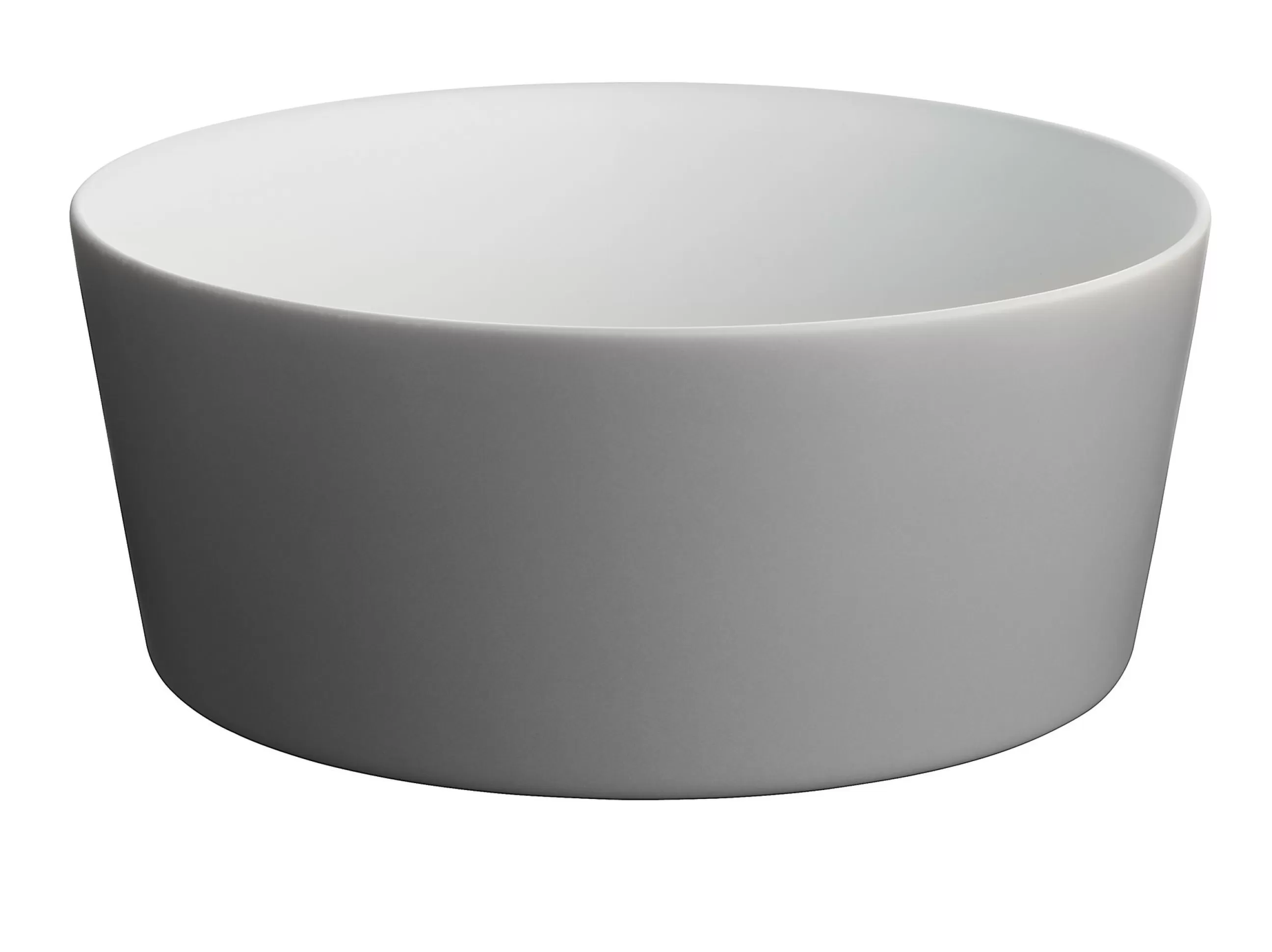 Saladiers Coupes Et Bols>Alessi Saladier Tonale Ceramique Blanc Gris / O 23 Cm - Gris Fonce