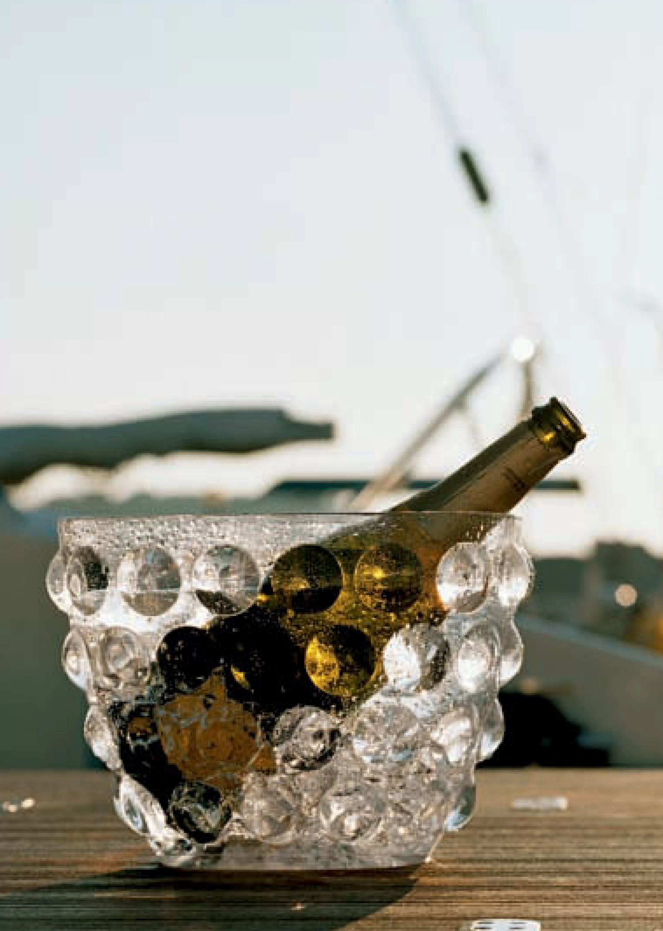 Autour Du Vin>Italesse Seau A Champagne Bolle Plastique/ O 27 Cm - 2 Bouteilles - Transparent