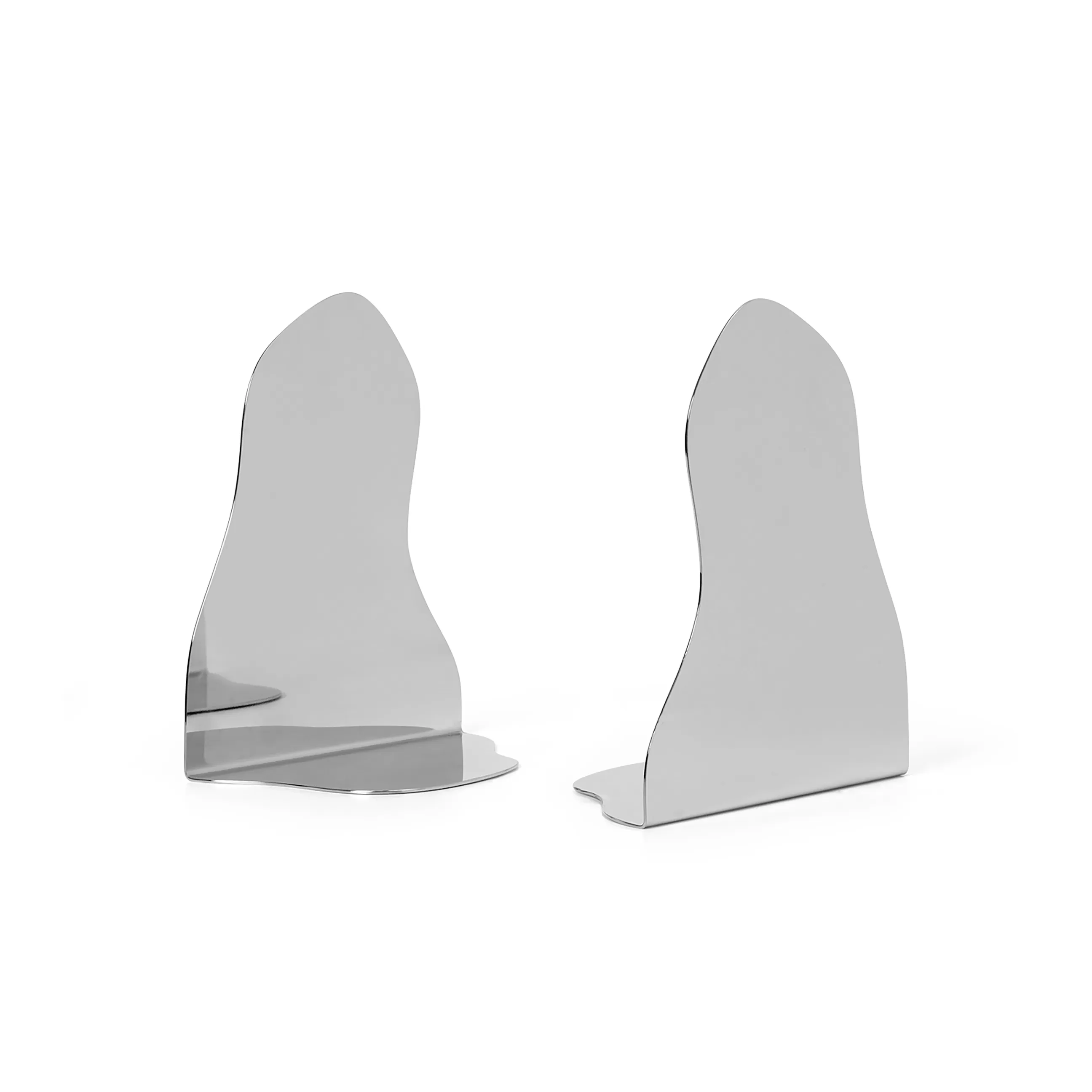 Accessoires Bureau>Ferm Living Serre-Livres Pond Metal Argent / Set De 2 - Finition - Miroir