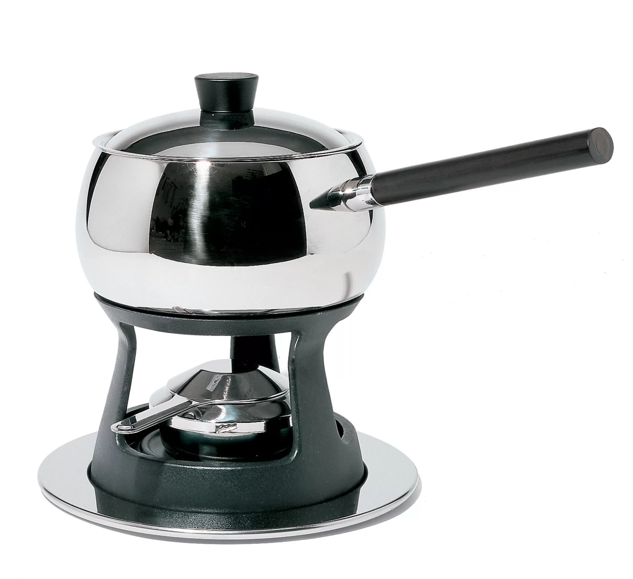 Plats Et Cuisson>Alessi Service A Fondue Mami Metal / Pour Fondue Bourguignonne - Acier - Noir