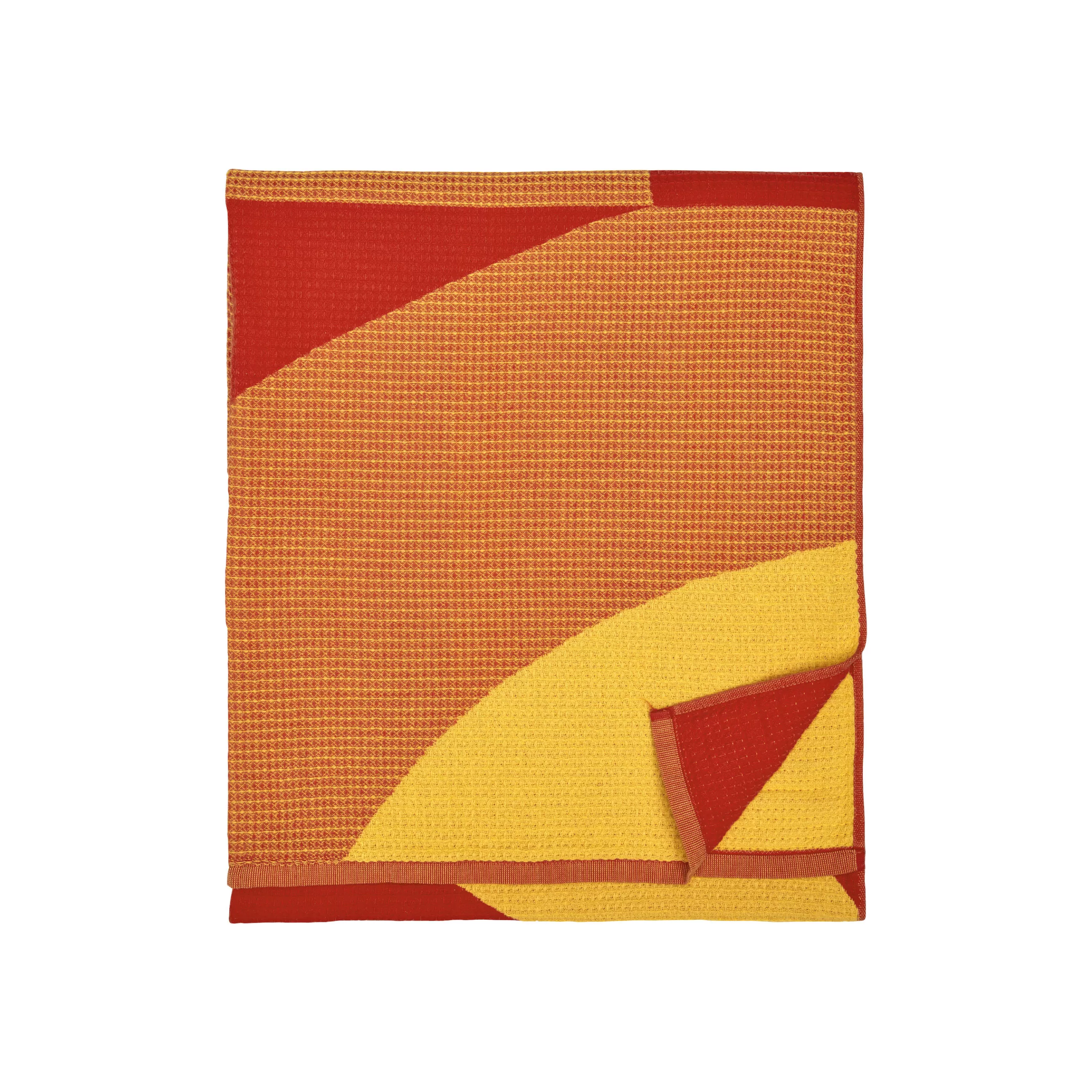 Linge De Bain>Marimekko Serviette De Plage Savanni Tissu Orange / 100 X 180 Cm - Coton Eponge Toucher Velours - Jaune - Orange
