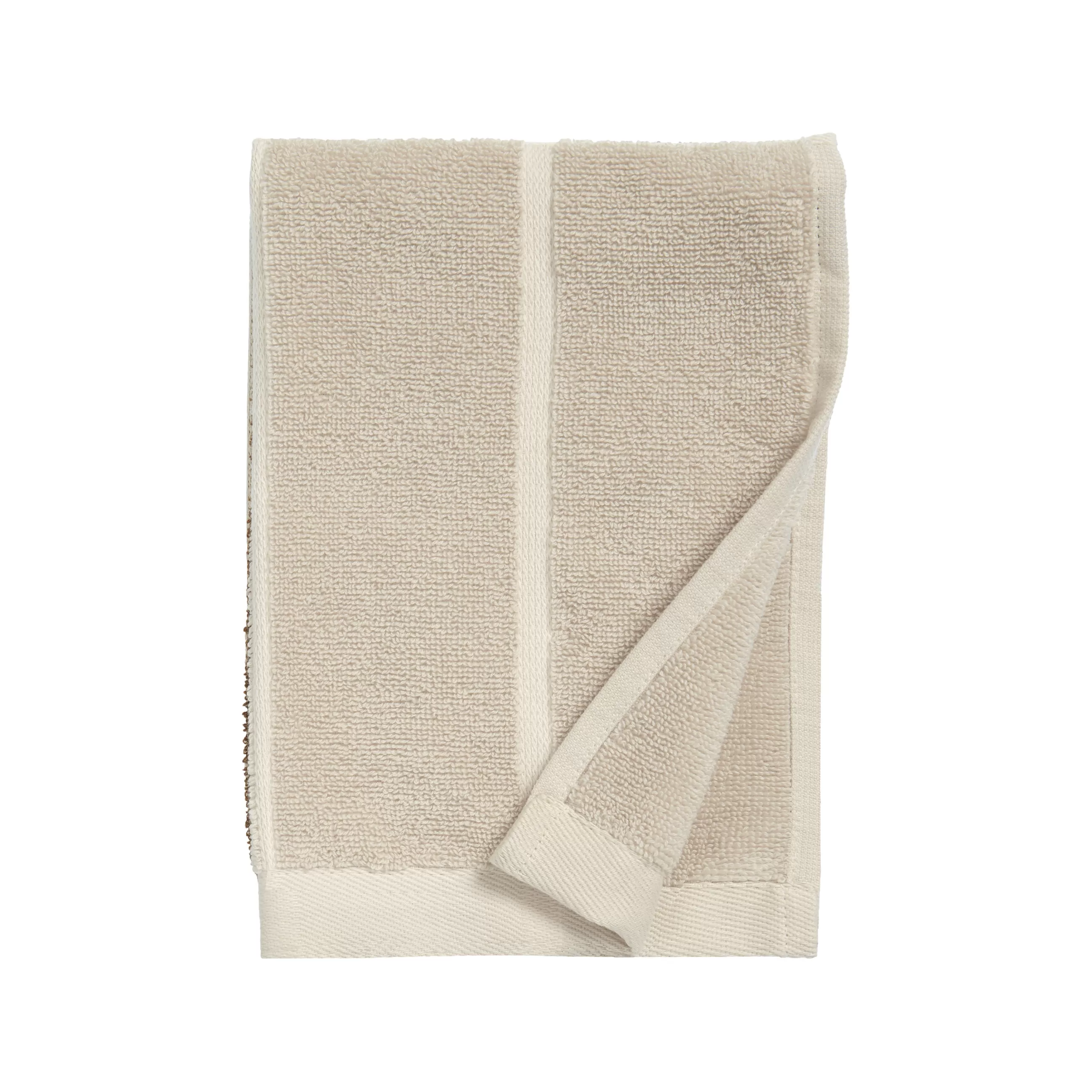 Linge De Bain>Marimekko Serviette De Toilette Tiiliskivi Tissu Orange Gris / 30 X 50 Cm - Beige - Gris Fonce - Safran