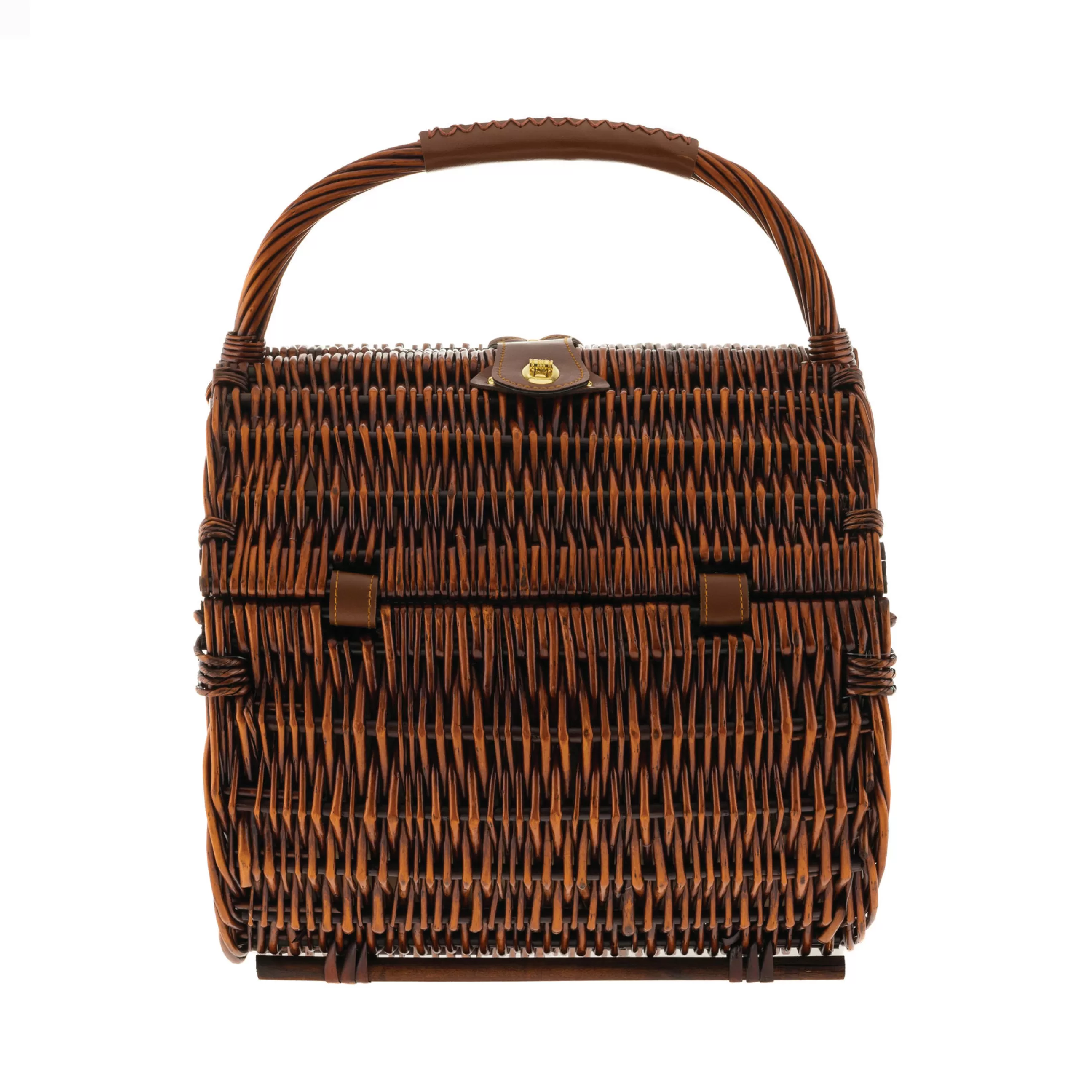 Accessoires Cuisine>Alessi Set A Pique-Nique Dressed En Plein Air Plastique Bois Naturel / Pour 4 Personnes - Panier Osier - Gris - Noir - Osier
