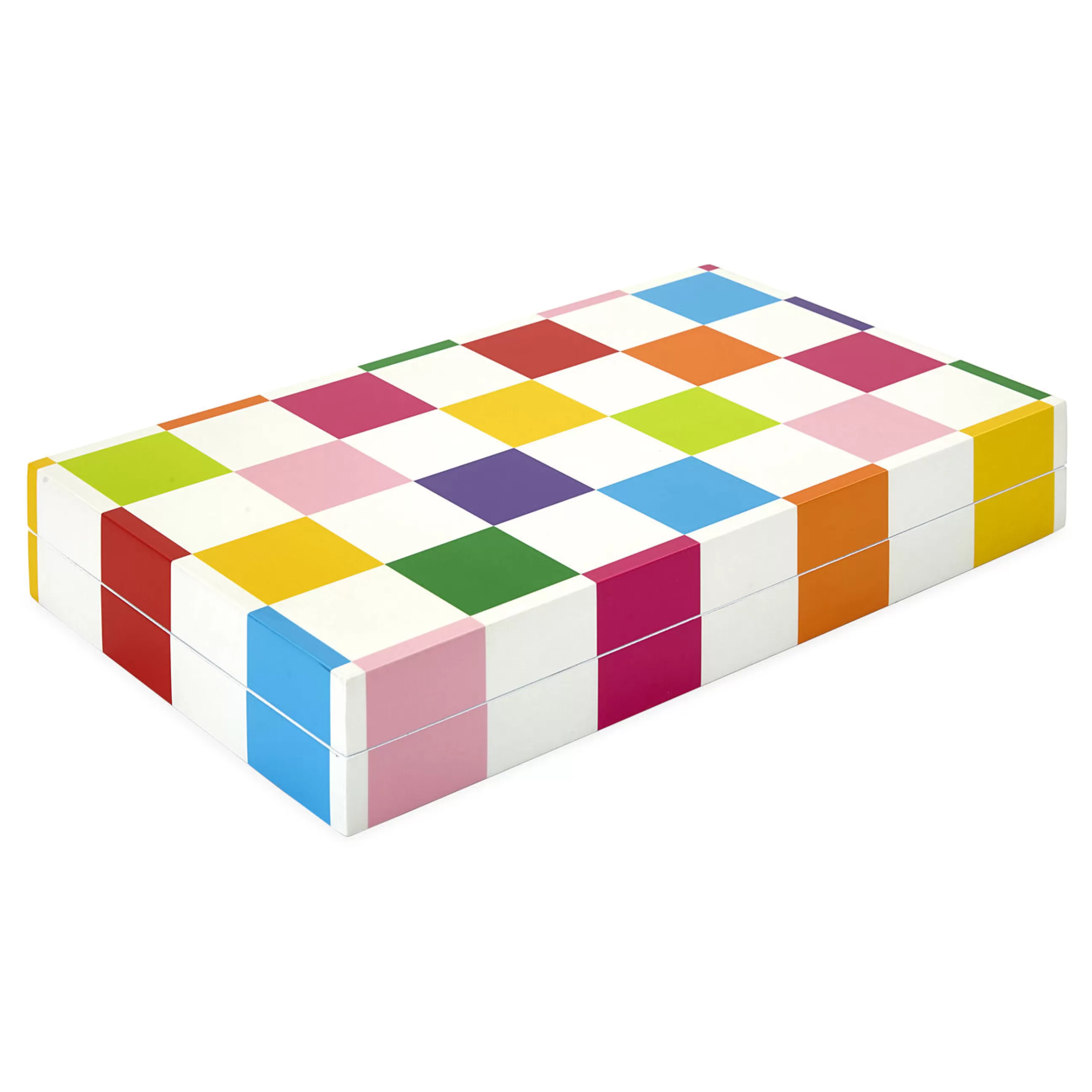 Jeux Et Loisirs>Jonathan Adler Set De Backgammon Rainbow Bois / Coffret Laque - Multicolore