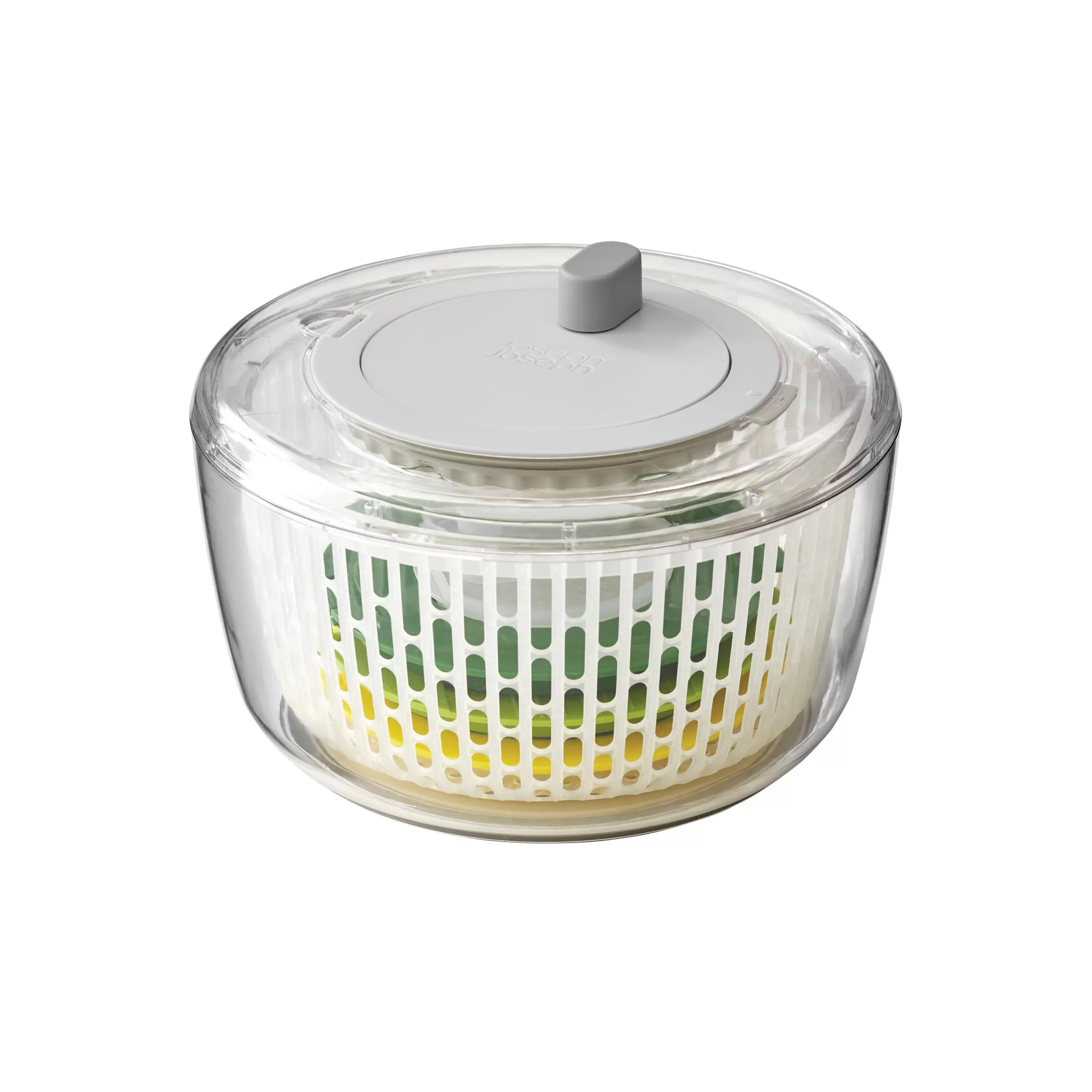 Ustensiles De Cuisines>Joseph Joseph Set Preparation De Salade Multi-Prep Plastique Vert Transparent / 4 En 1 : Essoreuse, Spiraleur, Eminceur Et Rape - Jaune - Transparent - Vert