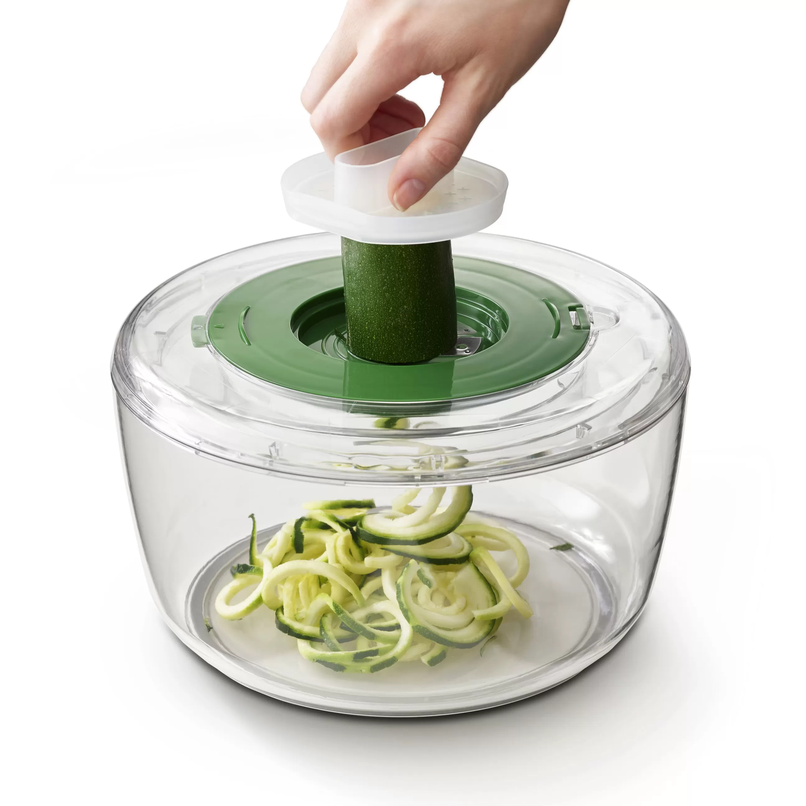 Ustensiles De Cuisines>Joseph Joseph Set Preparation De Salade Multi-Prep Plastique Vert Transparent / 4 En 1 : Essoreuse, Spiraleur, Eminceur Et Rape - Jaune - Transparent - Vert