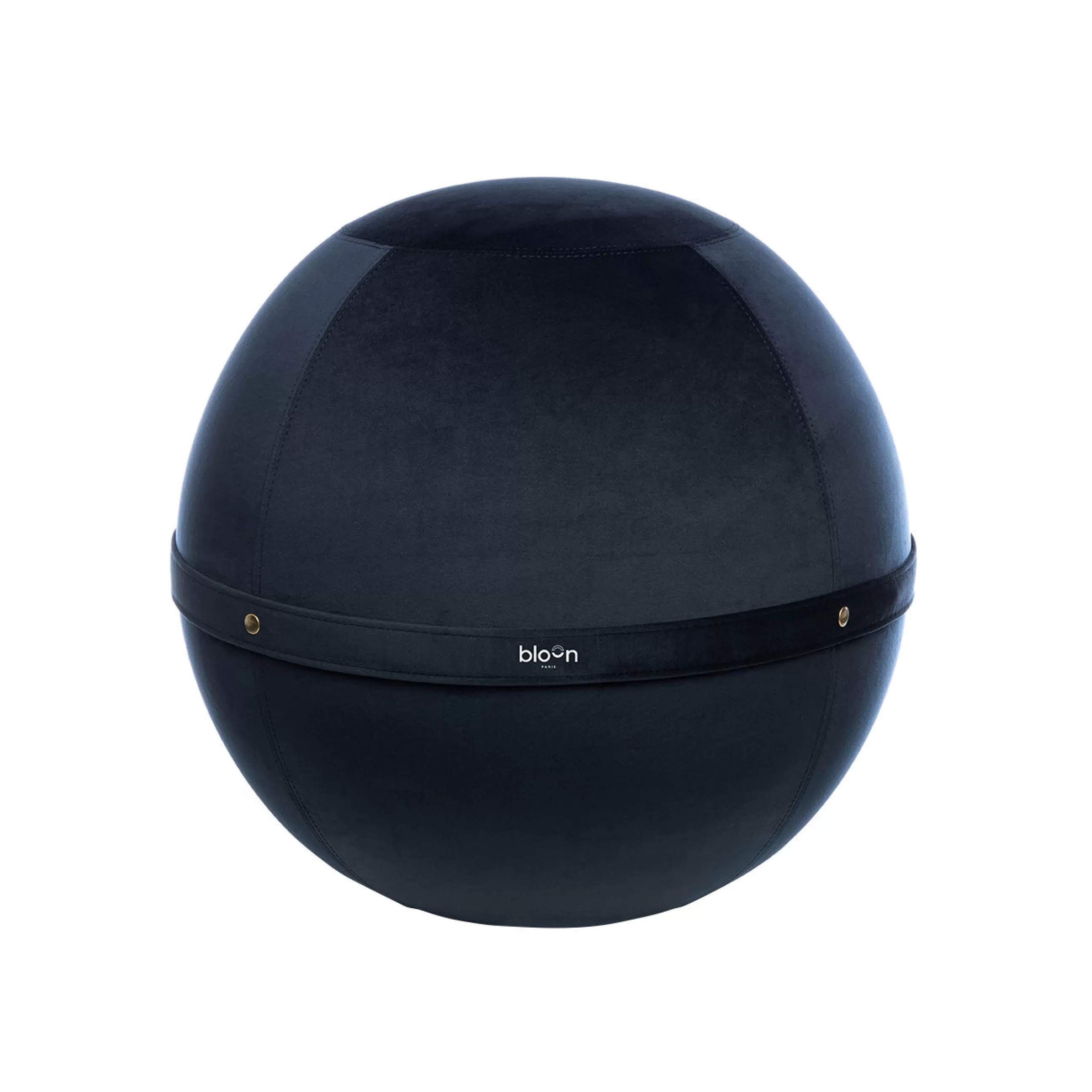 Fauteuils De Bureau>BLOON PARIS Siege Ergonomique Ballon Velvet Regular Tissu Bleu / Velours - O 55 Cm - Lazuli