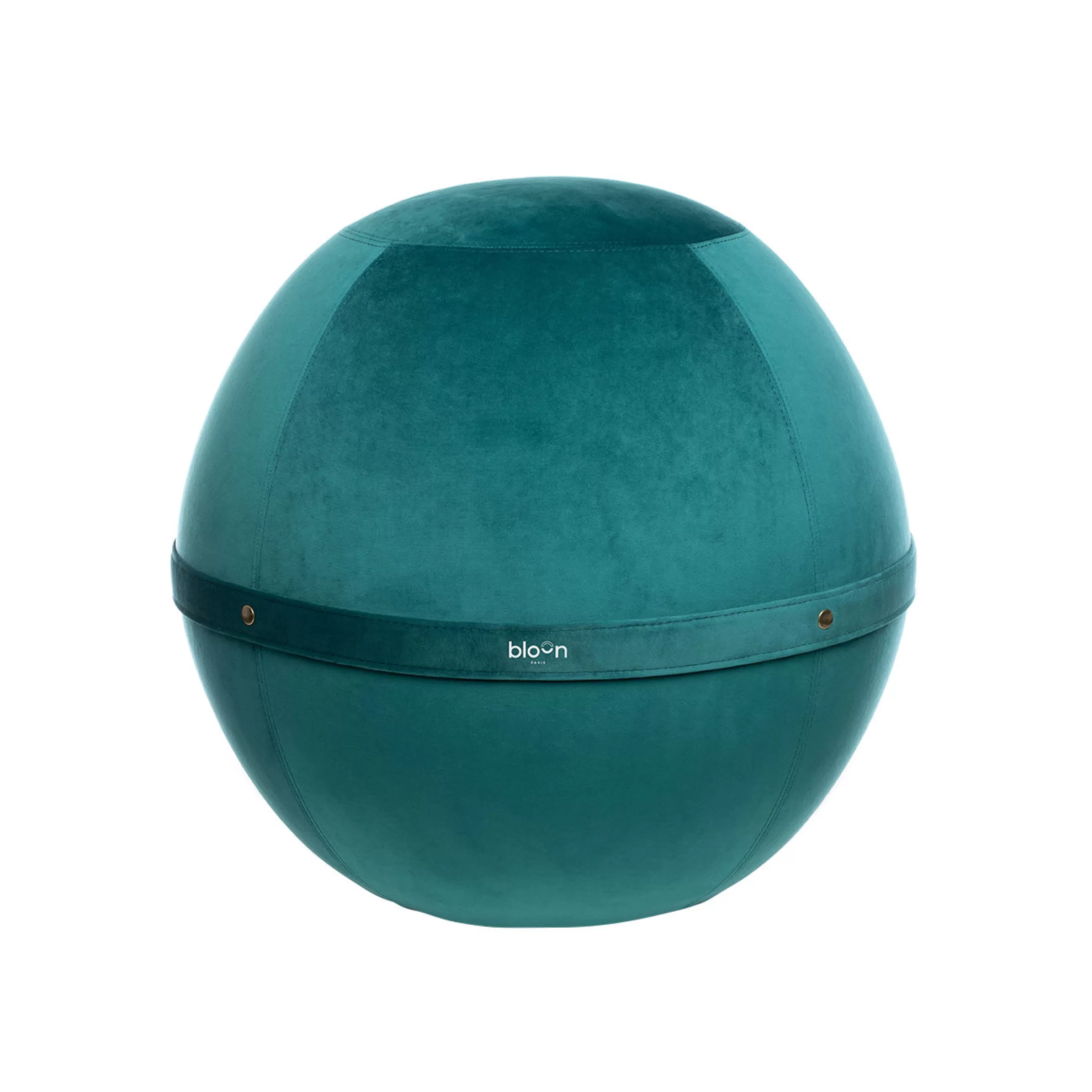 Fauteuils De Bureau>BLOON PARIS Siege Ergonomique Ballon Velvet Regular Tissu Bleu / Velours - O 55 Cm - Saphir