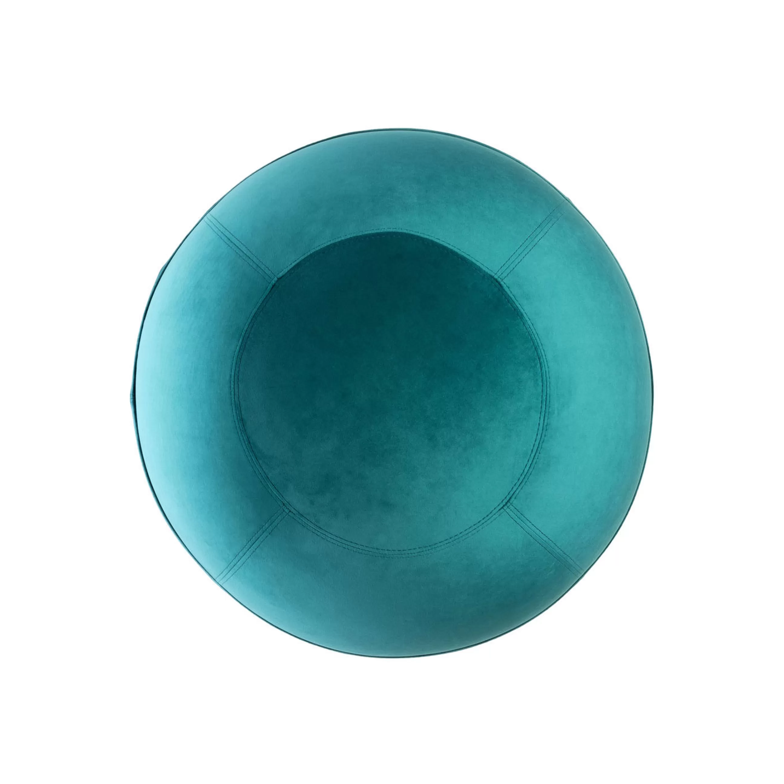 Fauteuils De Bureau>BLOON PARIS Siege Ergonomique Ballon Velvet Regular Tissu Bleu / Velours - O 55 Cm - Saphir