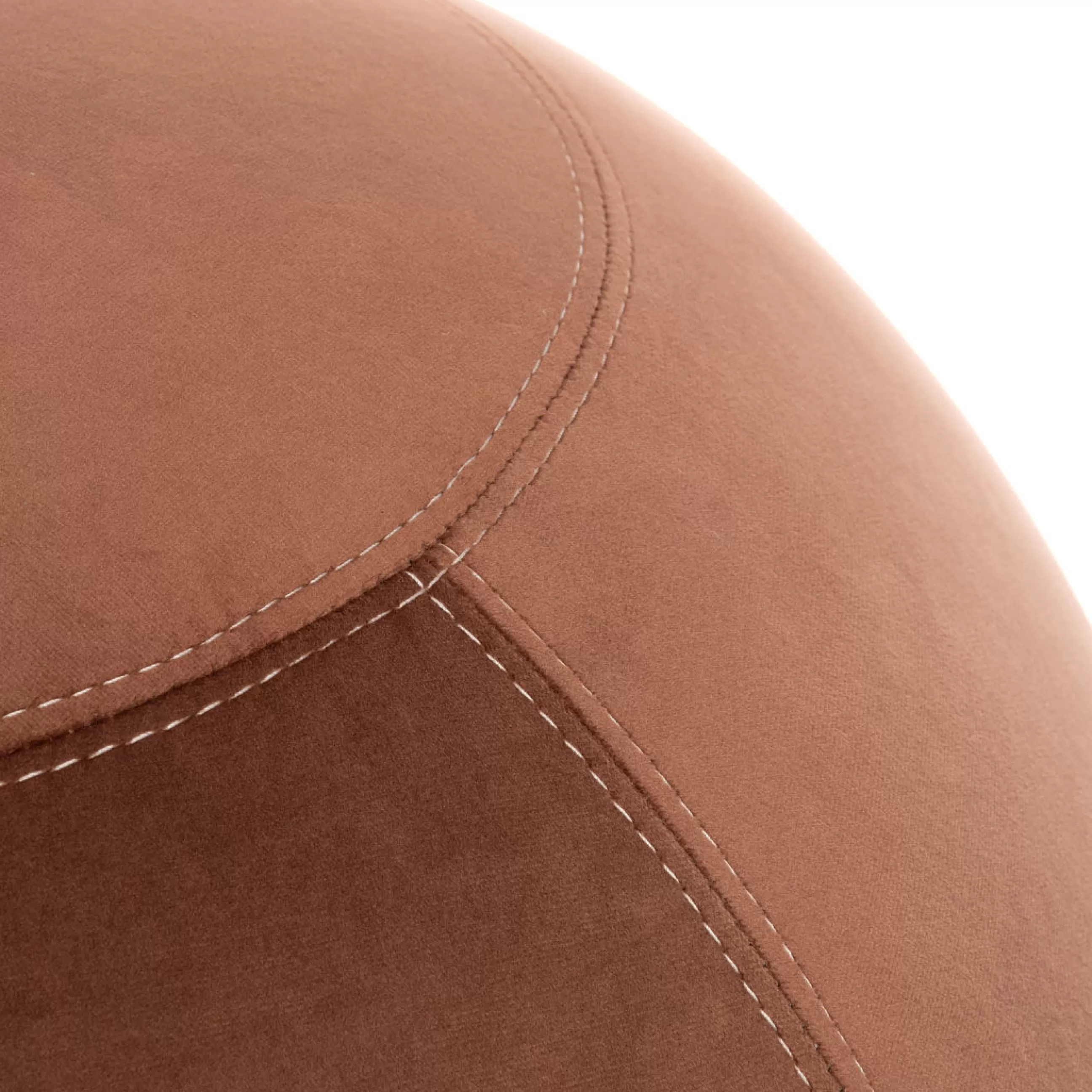 Fauteuils De Bureau>BLOON PARIS Siege Ergonomique Ballon Velvet Regular Tissu Rose Marron / Velours - O 55 Cm - Agate