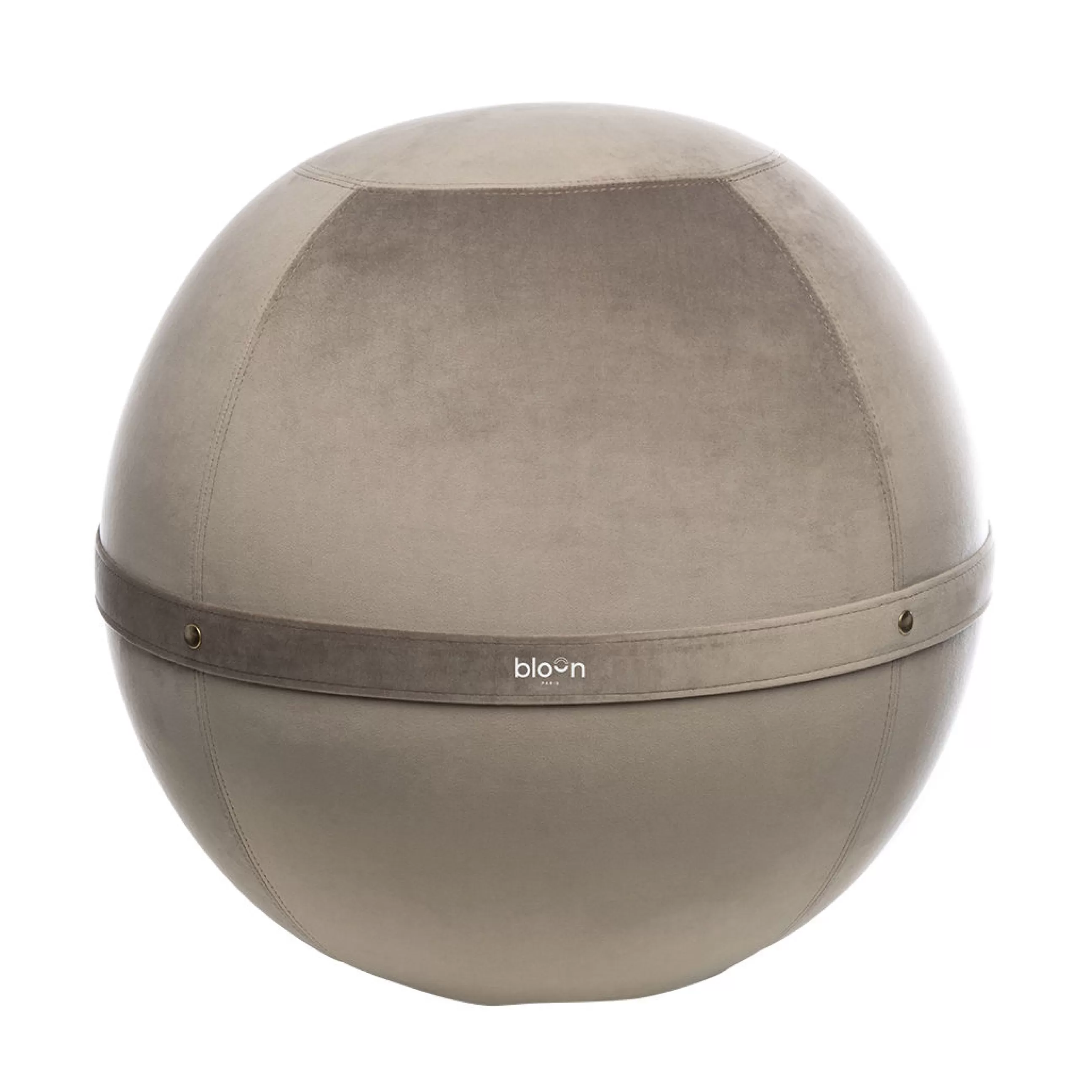 Fauteuils De Bureau>BLOON PARIS Siege Ergonomique Ballon Velvet Xl Tissu Beige / Velours - O 65 Cm - Opale