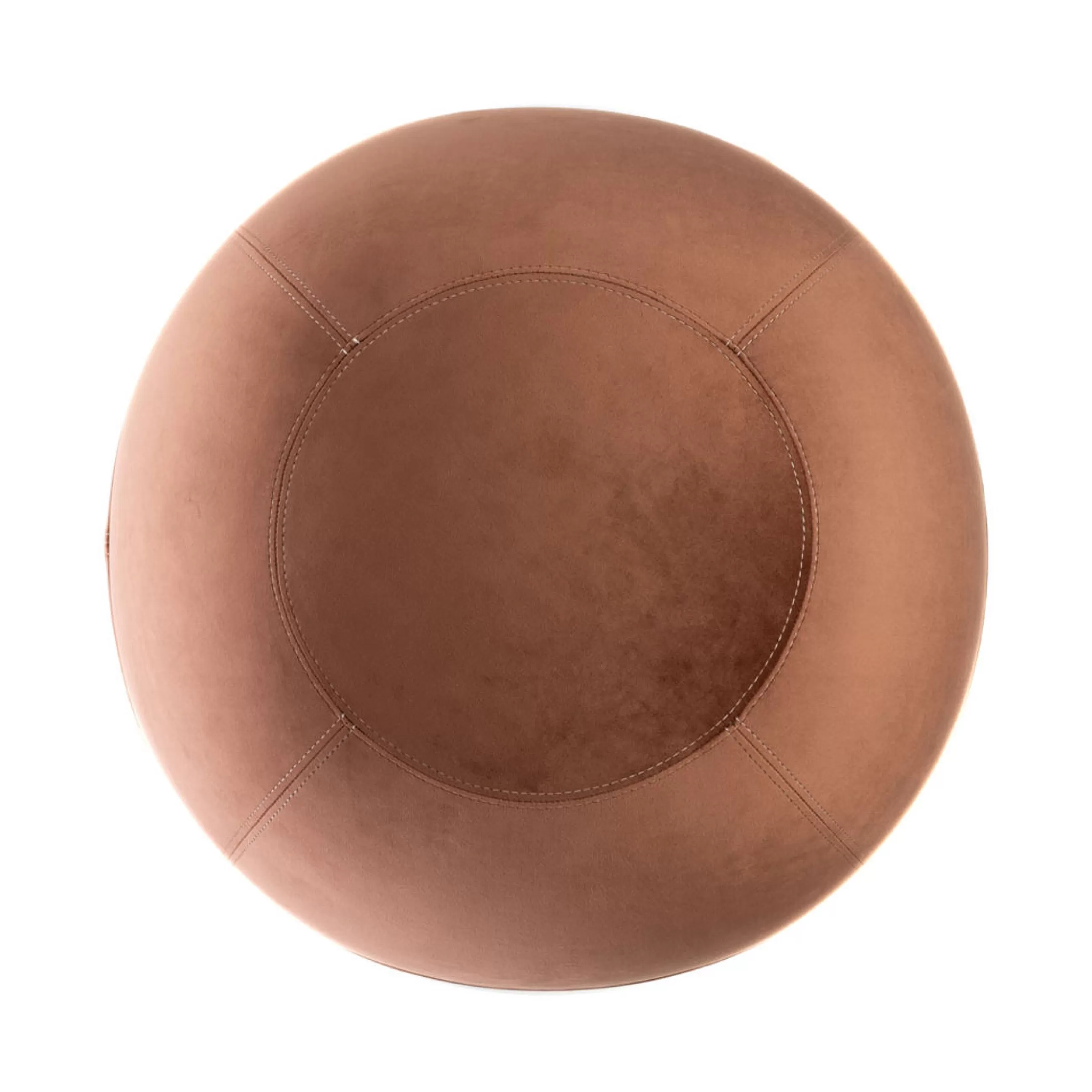 Fauteuils De Bureau>BLOON PARIS Siege Ergonomique Ballon Velvet Xl Tissu Rose Marron / Velours - O 65 Cm - Agate