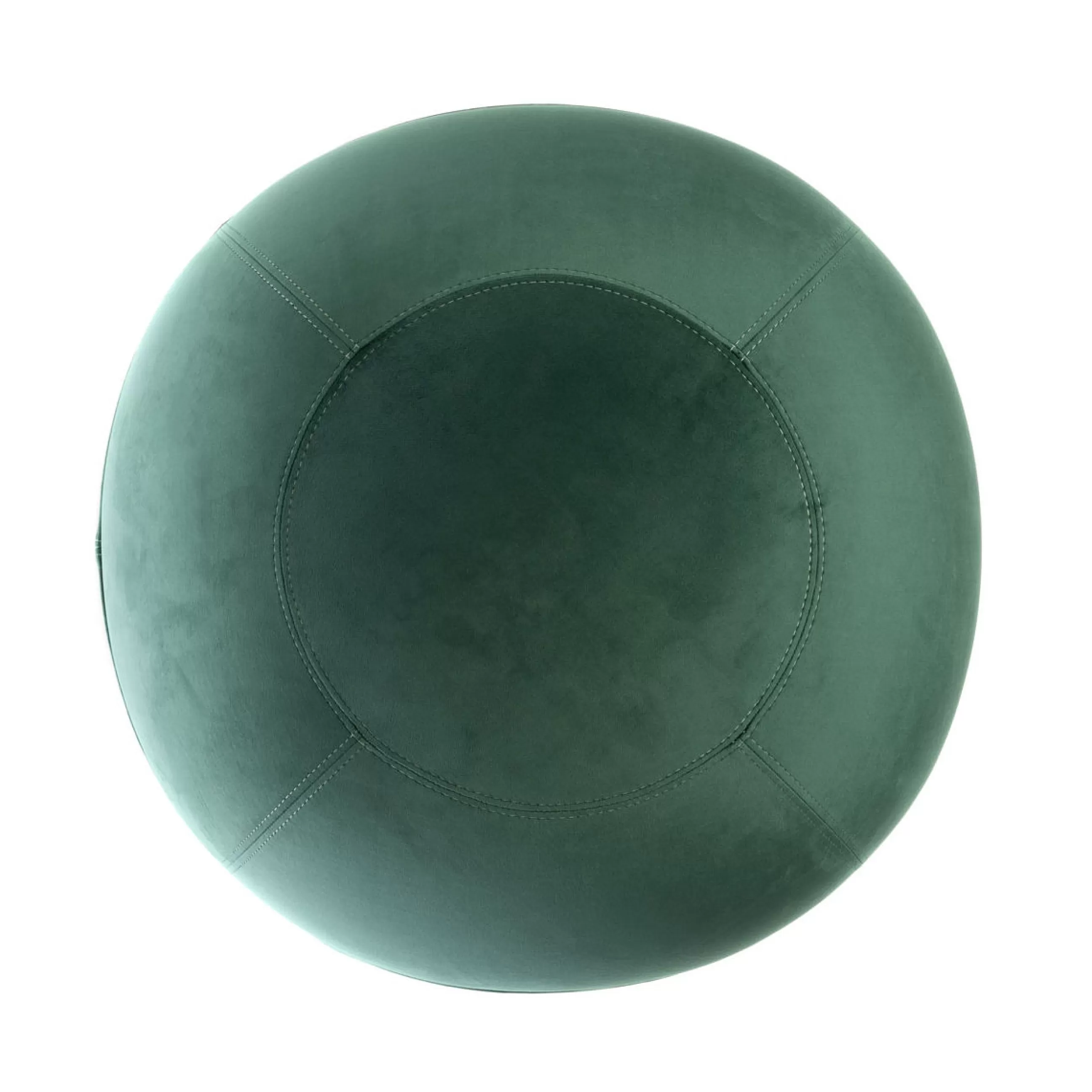 Fauteuils De Bureau>BLOON PARIS Siege Ergonomique Ballon Velvet Xl Tissu Vert / Velours - O 65 Cm - Emeraude
