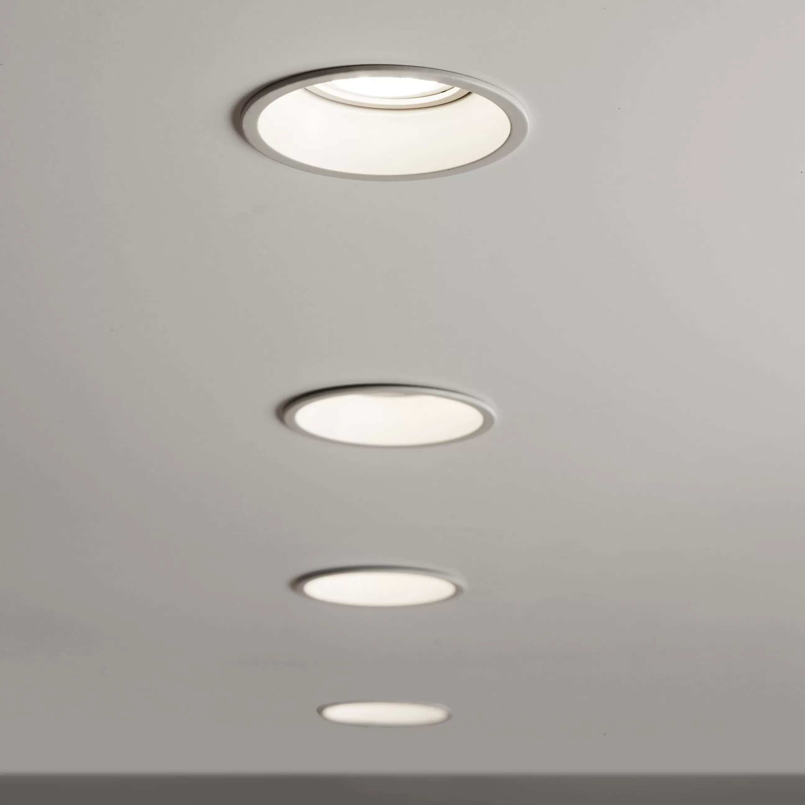 Led>Astro Lighting Spot Encastre Minima Round Metal Blanc - Blanc Mat