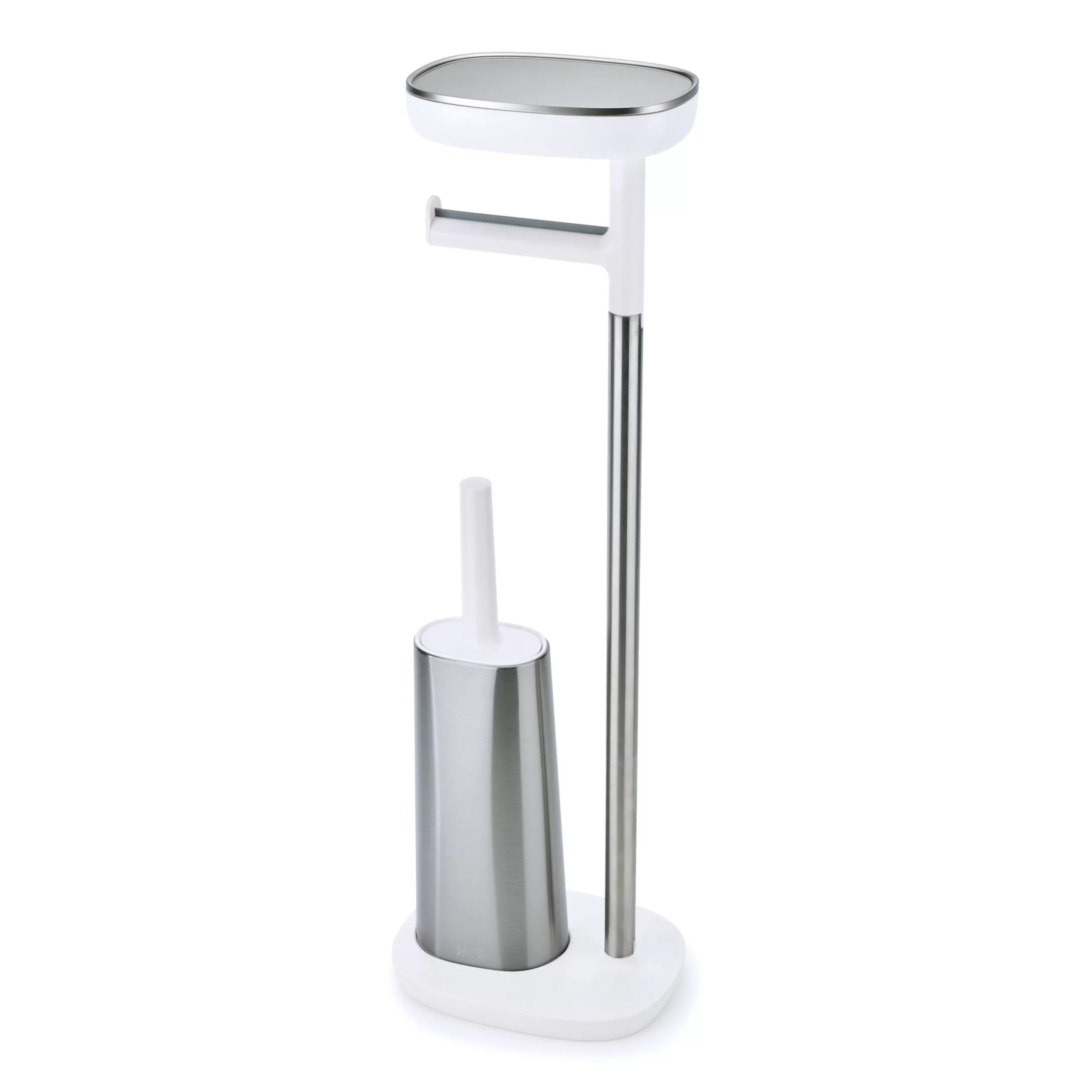 Accessoires Salle De Bains>Joseph Joseph Support Papier Toilette Easystore Metal / Avec Brosse Flex Steel & Rangement - Acier - Blanc