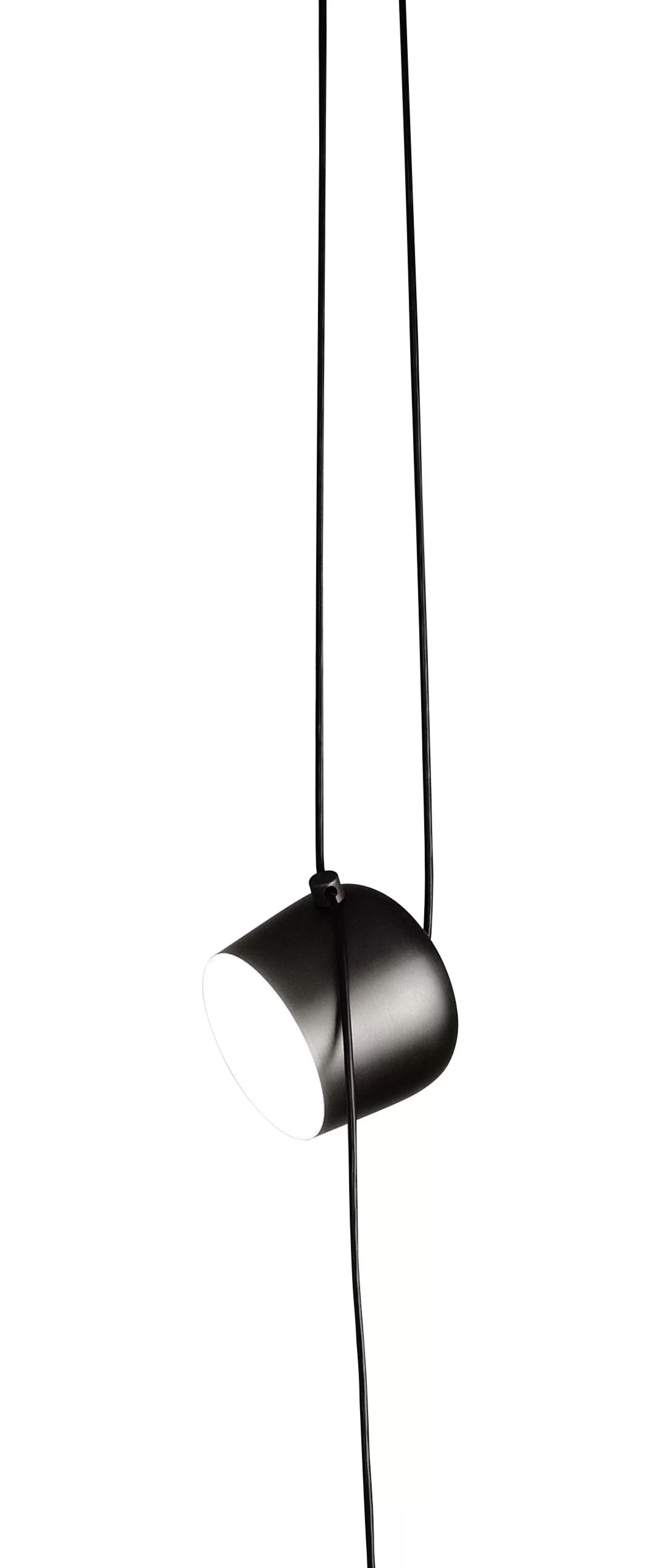 Led>Flos Suspension Aim Small Metalled  - O 17 Cm - Noir