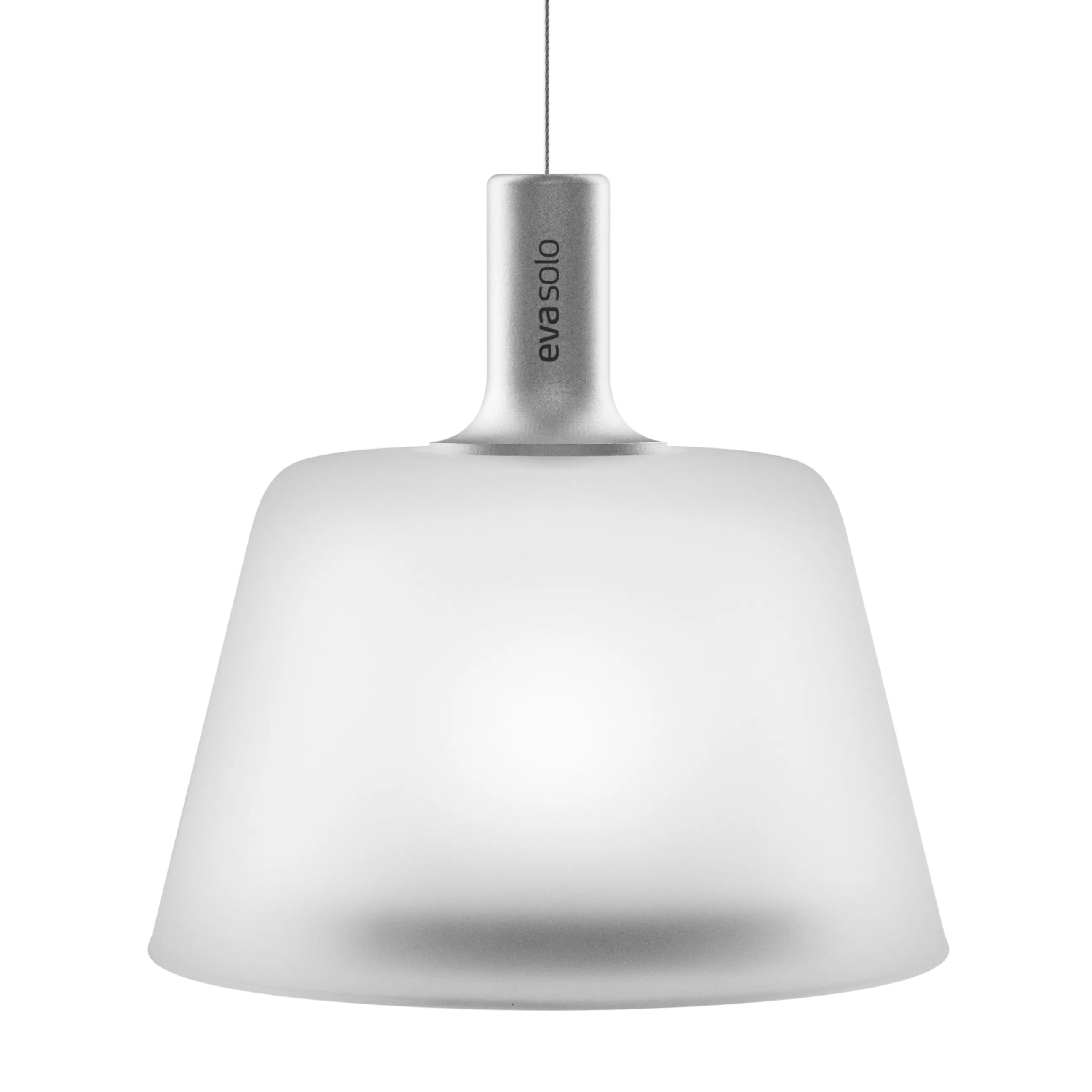 Led>Eva Solo Suspension D'extérieur Sunlight Metal Verre Blanc Verre / Energie Solaire - O 13,2 Cm - Aluminium - Blanc