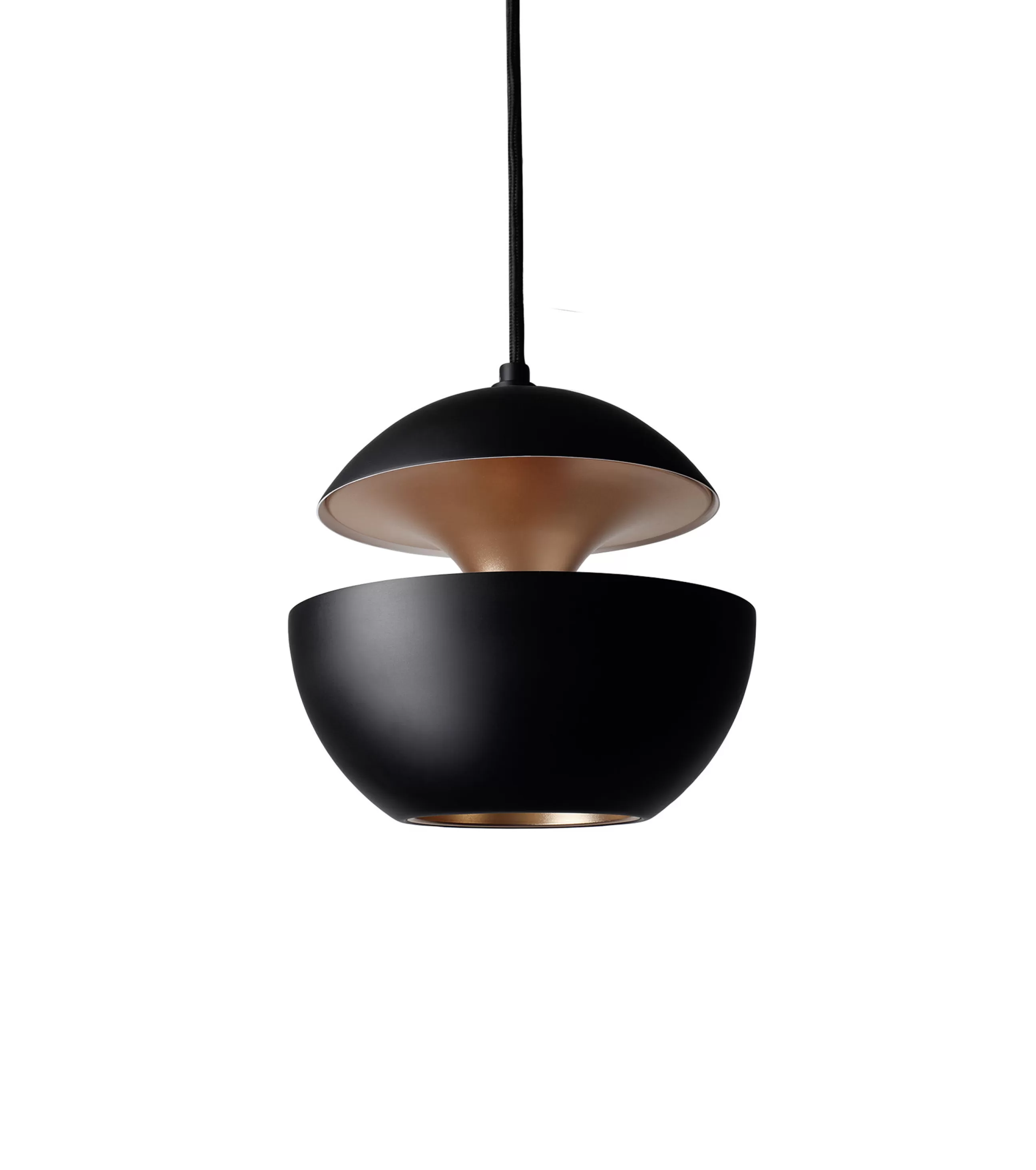 Luminaires Iconiques>DCW editions Suspension Here Comes The Sun Metal Noir / O 17,5 Cm - Reedition 1970 - Cuivre - Noir