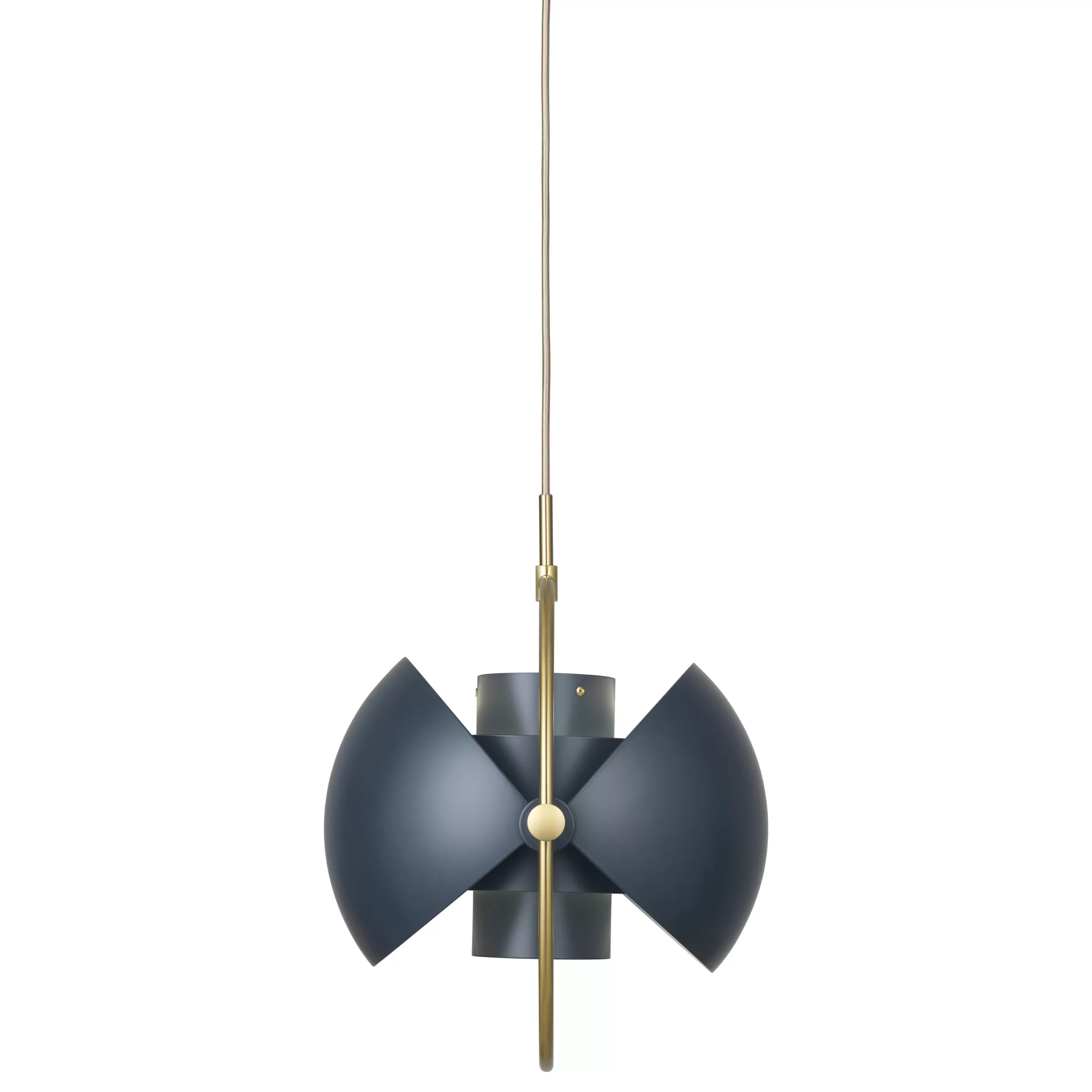 Luminaires Iconiques>Gubi Suspension Multi-Lite Large Metal Bleu / O 36 Cm - Modulable & Orientable / Reedition 1972 - Bleu Nuit - Laiton