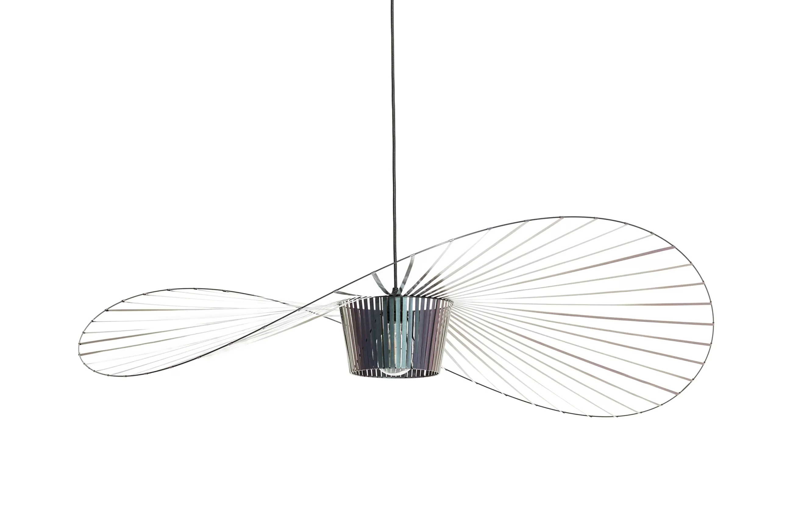 Luminaires Iconiques>Petite Friture Suspension Vertigo Moyenne / O 140 Cm - Scarabee (Noir Irise)