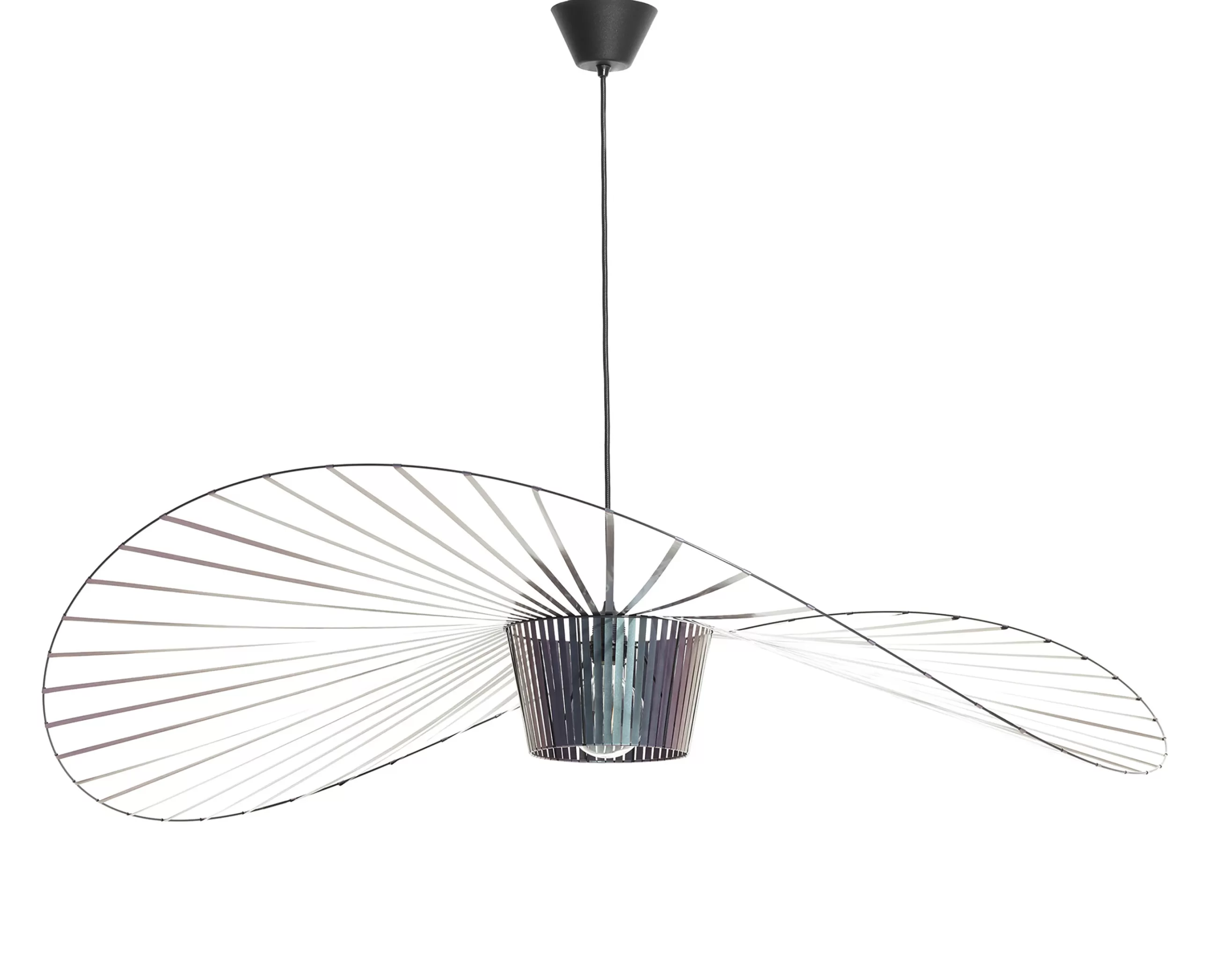 Luminaires Iconiques>Petite Friture Suspension Vertigo Moyenne / O 140 Cm - Scarabee (Noir Irise)