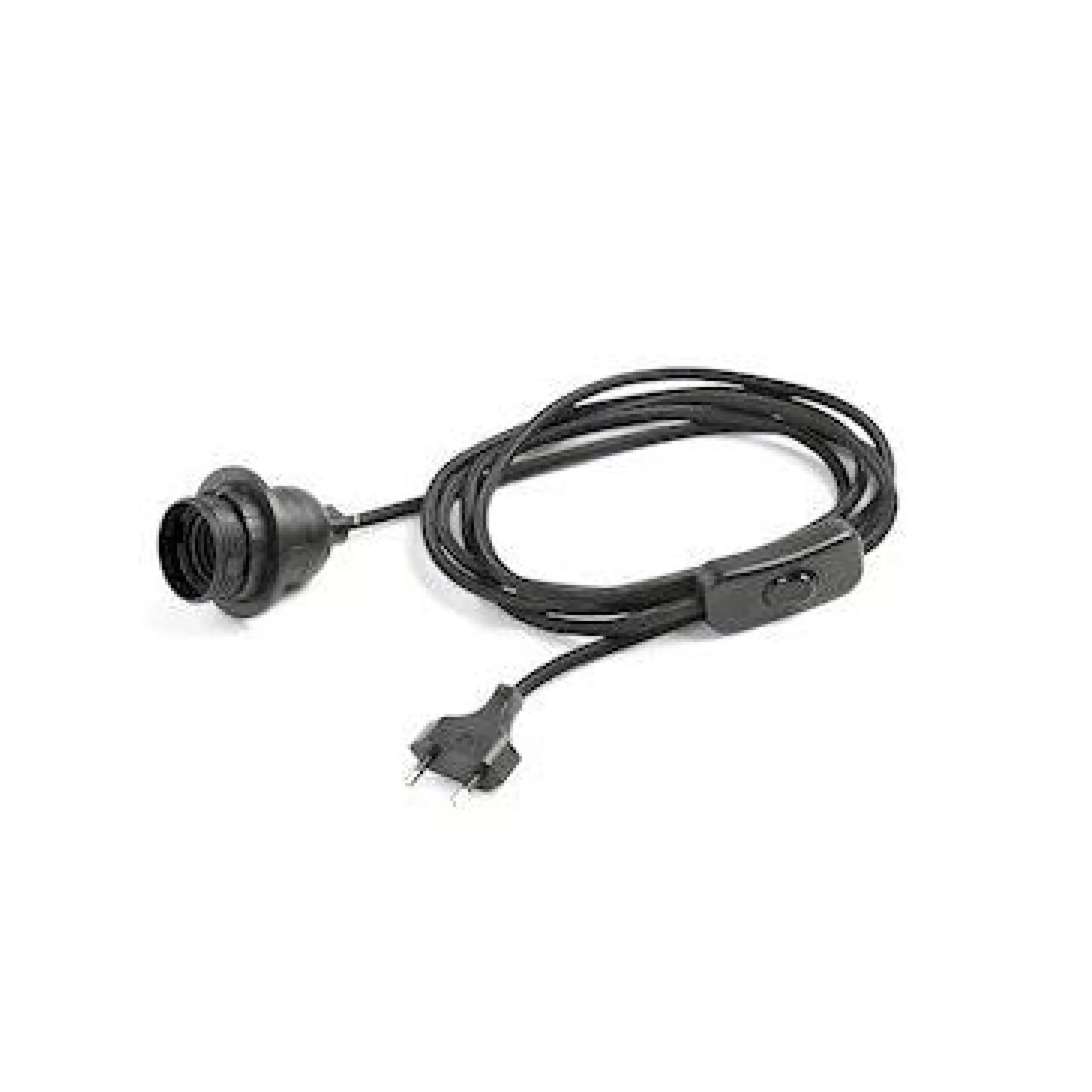 Ampoules Et Accessoires>Hay Systeme Electrique  Tissu Pour Lampe De Table / Adapte Aux Abat-Jour Bonbon Et Arcs - Noir