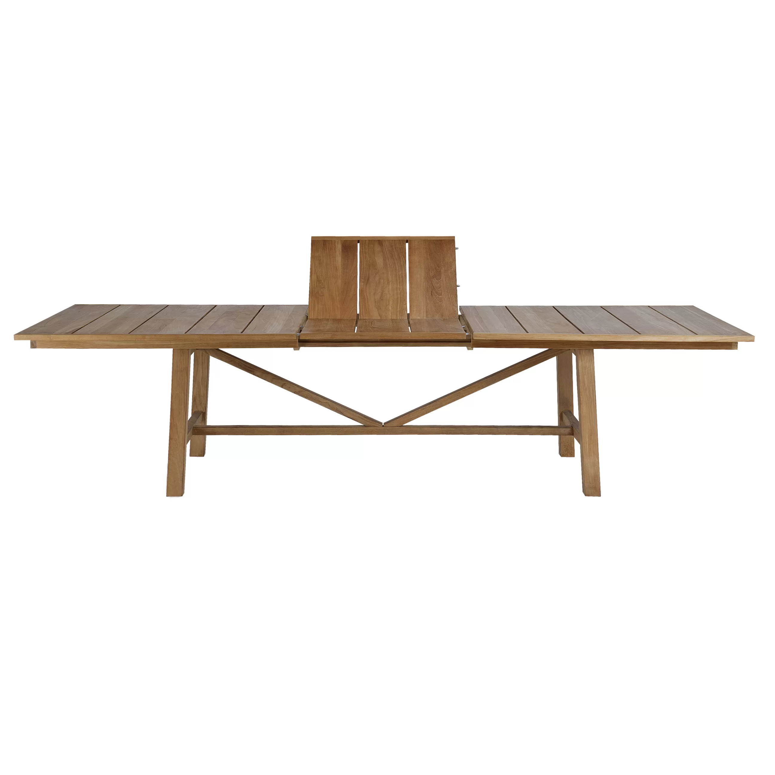 Tables De Jardin>Unopiu Table A Rallonge Synthesis Bois Naturel / L 230 A 300 Cm - - Teck