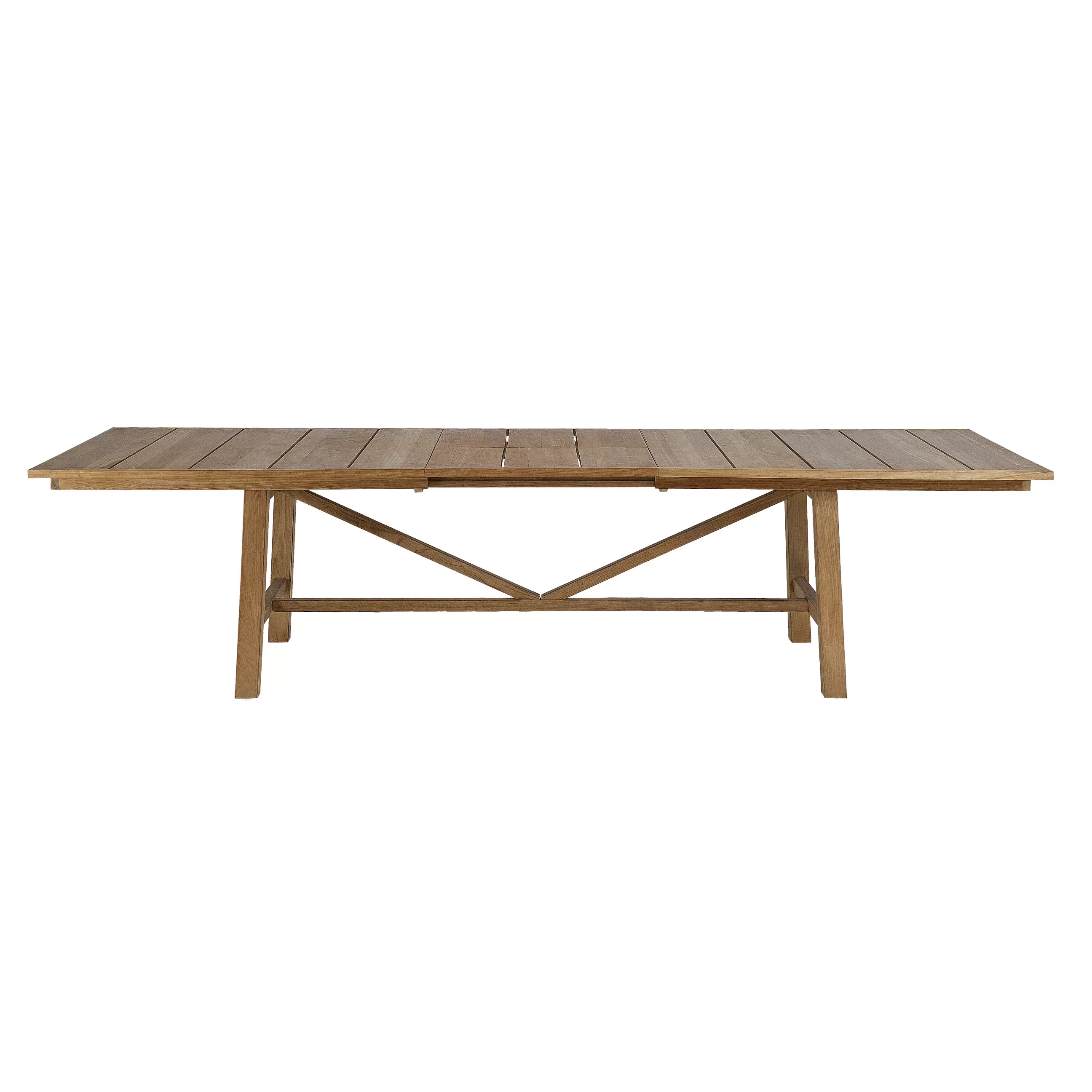 Tables De Jardin>Unopiu Table A Rallonge Synthesis Bois Naturel / L 230 A 300 Cm - - Teck