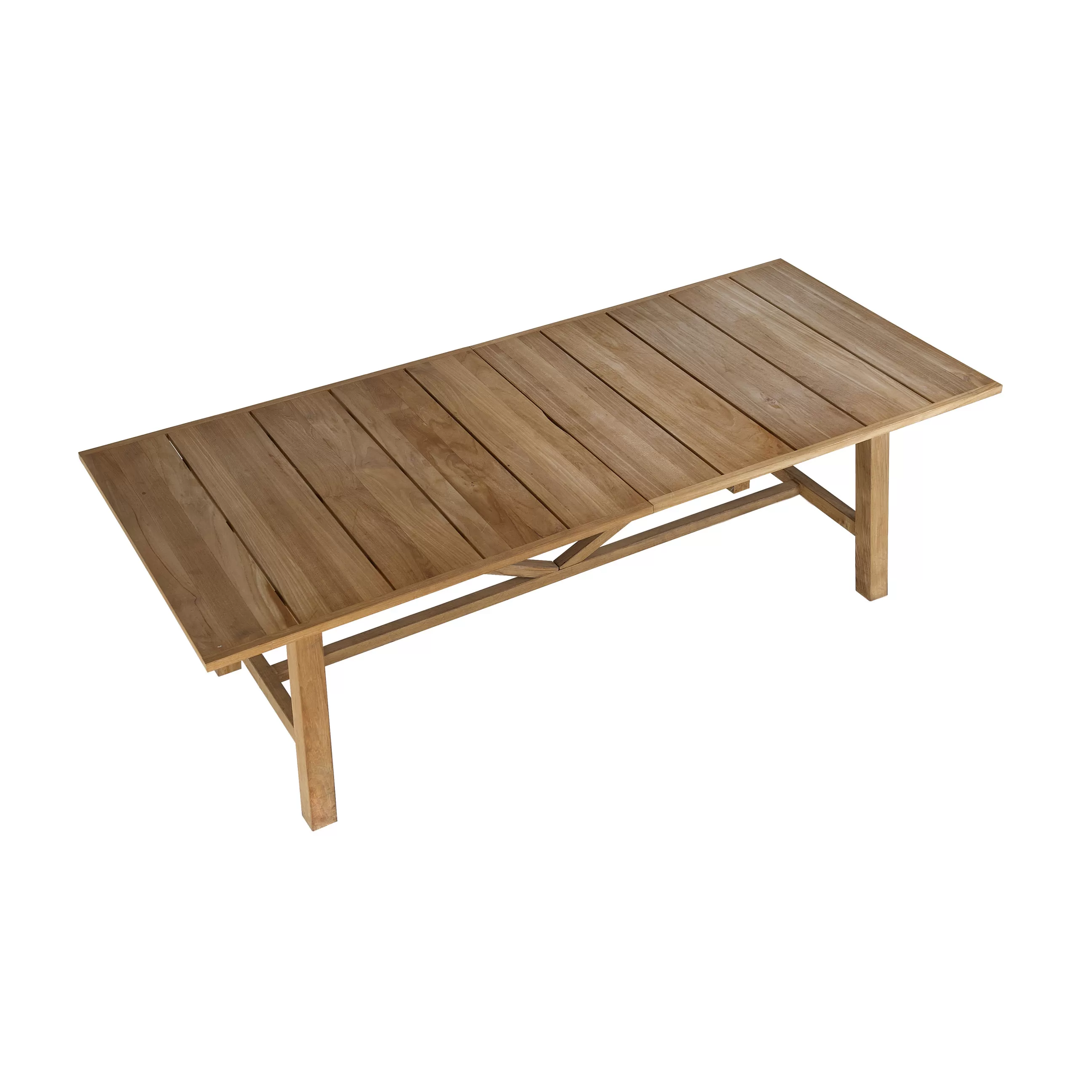 Tables De Jardin>Unopiu Table A Rallonge Synthesis Bois Naturel / L 230 A 300 Cm - - Teck
