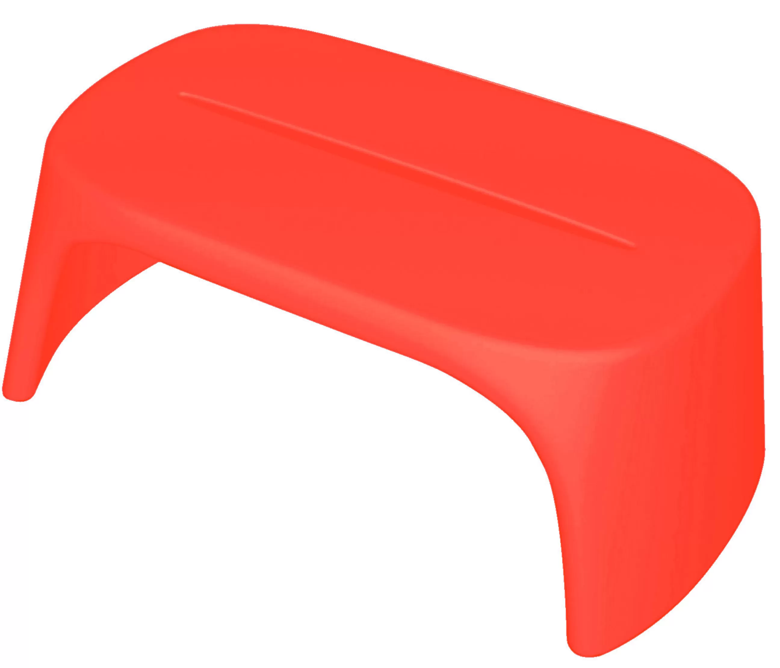 Bancs De Jardin>Slide Table Basse Amelie Plastique/ Banc - L 108 Cm - Rouge